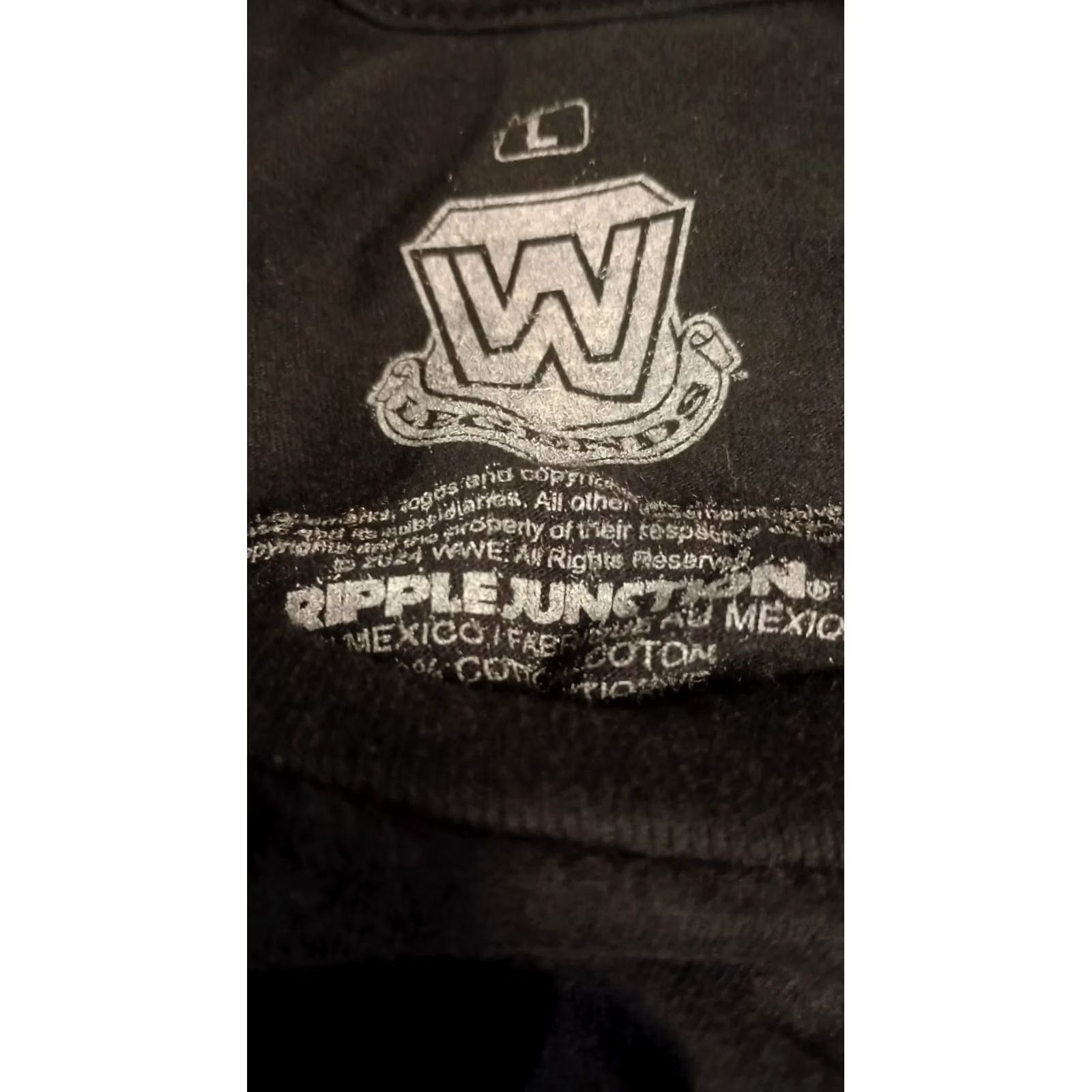 Logo 7 VINTAGE WWF Attitude Era "Come Get Some" T-Shirt L Black WWE Logo Short Sleeve Unisex Adults Mens Womens WW E 90s Wrestling Theme Size US L / EU 52-54 / 3 - 6 Thumbnail