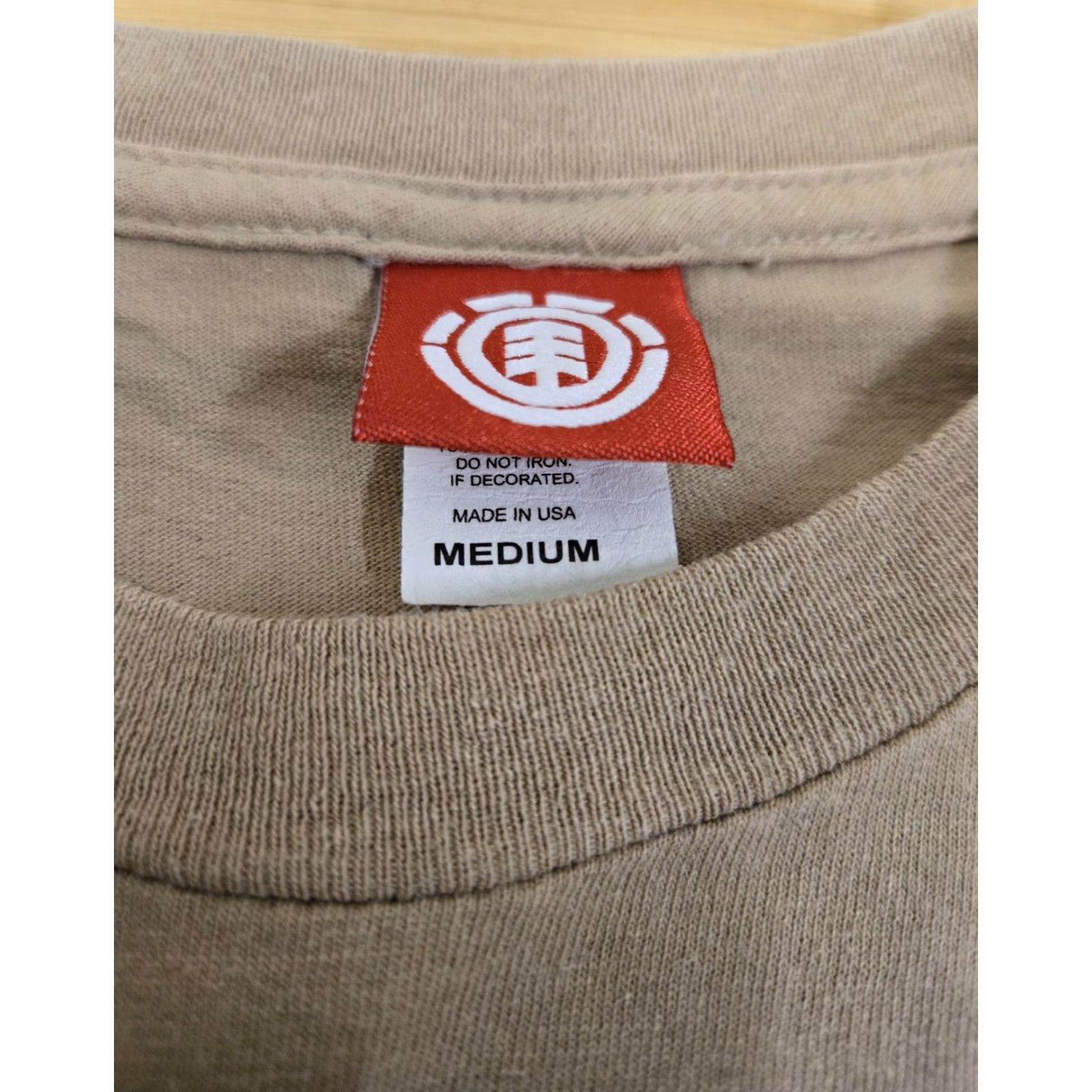 Element VINTAGE Element Shirt Mens Medium Tan 92 Endurance Logo Made in USA Skate Graphic Tee Size US M / EU 48-50 / 2 - 3 Thumbnail
