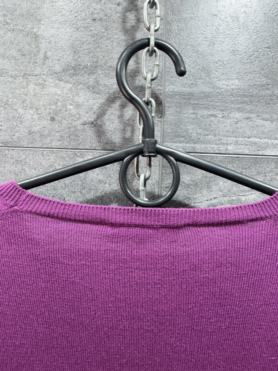 Prada Prada Merino Cotton Wool Purple Sweater Size US L / EU 52-54 / 3 - 8 Thumbnail