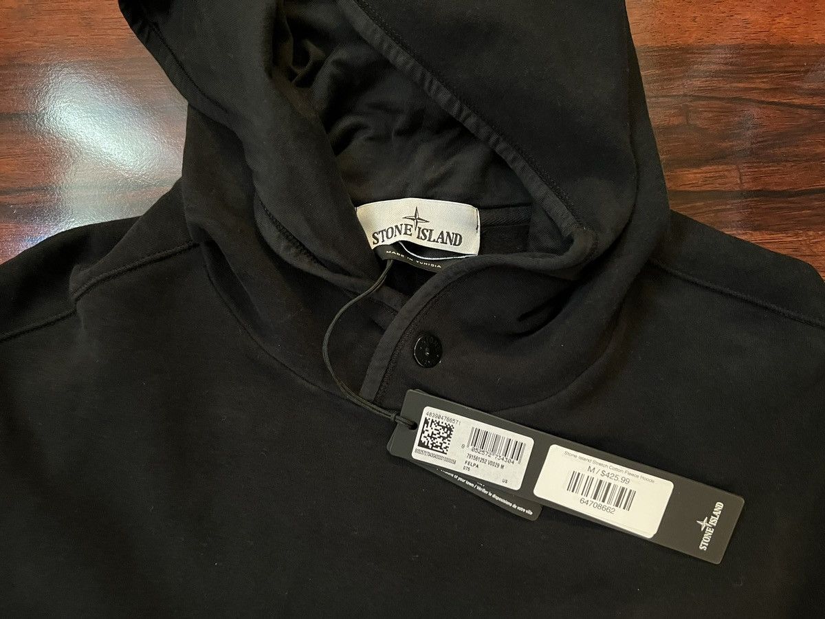 Stone Island Stretch Cotton Fleece Hooded Sweatshirt Size US M / EU 48-50 / 2 - 3 Thumbnail