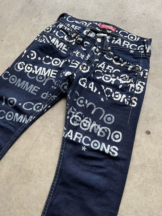 Junya Watanabe CDG Junya Watanabe Corso Como Painted Jeans | 32