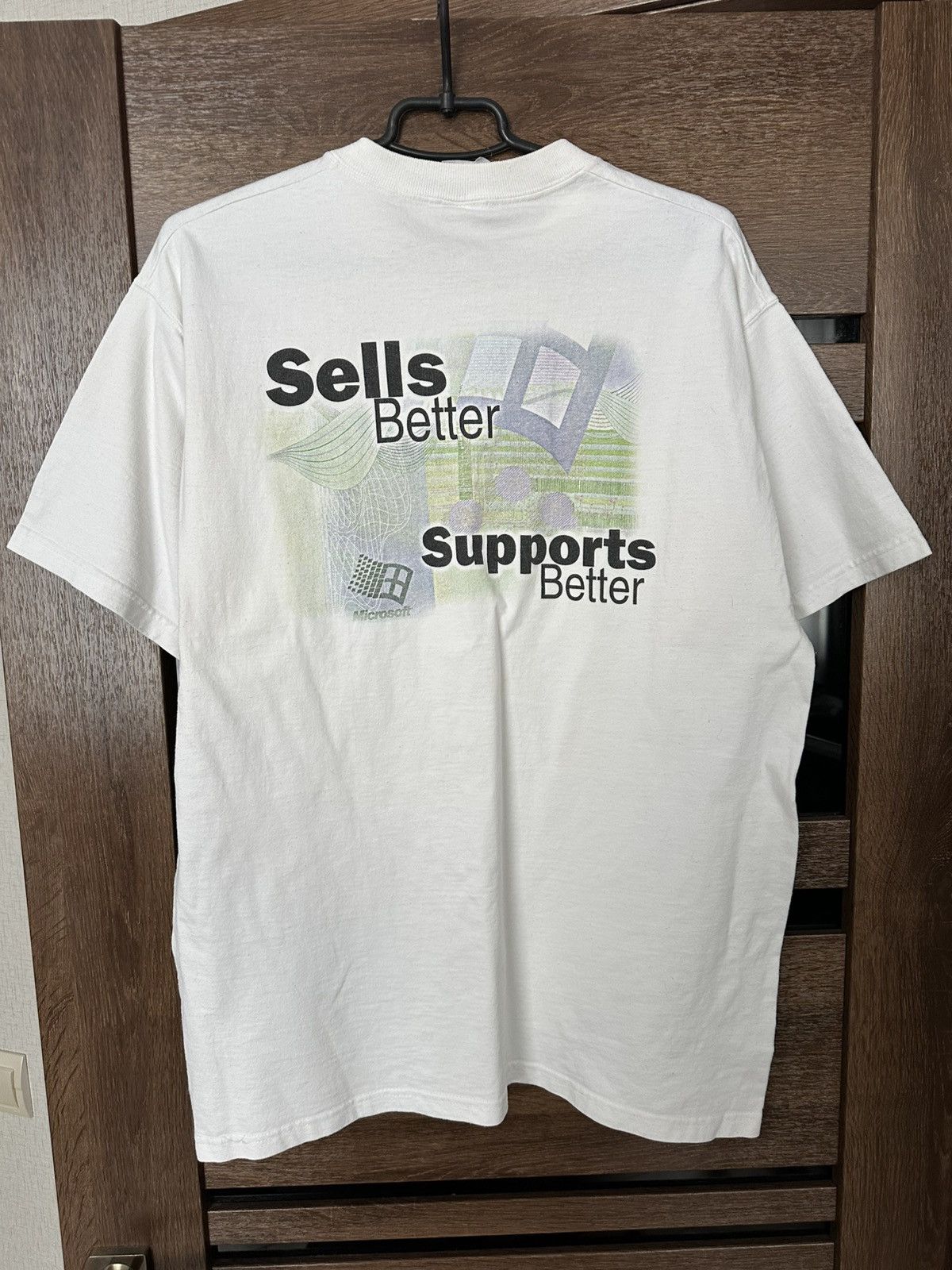 Microsoft 1998 Windows Microsoft Vintage T-Shirt Tee USA Size US L / EU 52-54 / 3 - 2 Thumbnail
