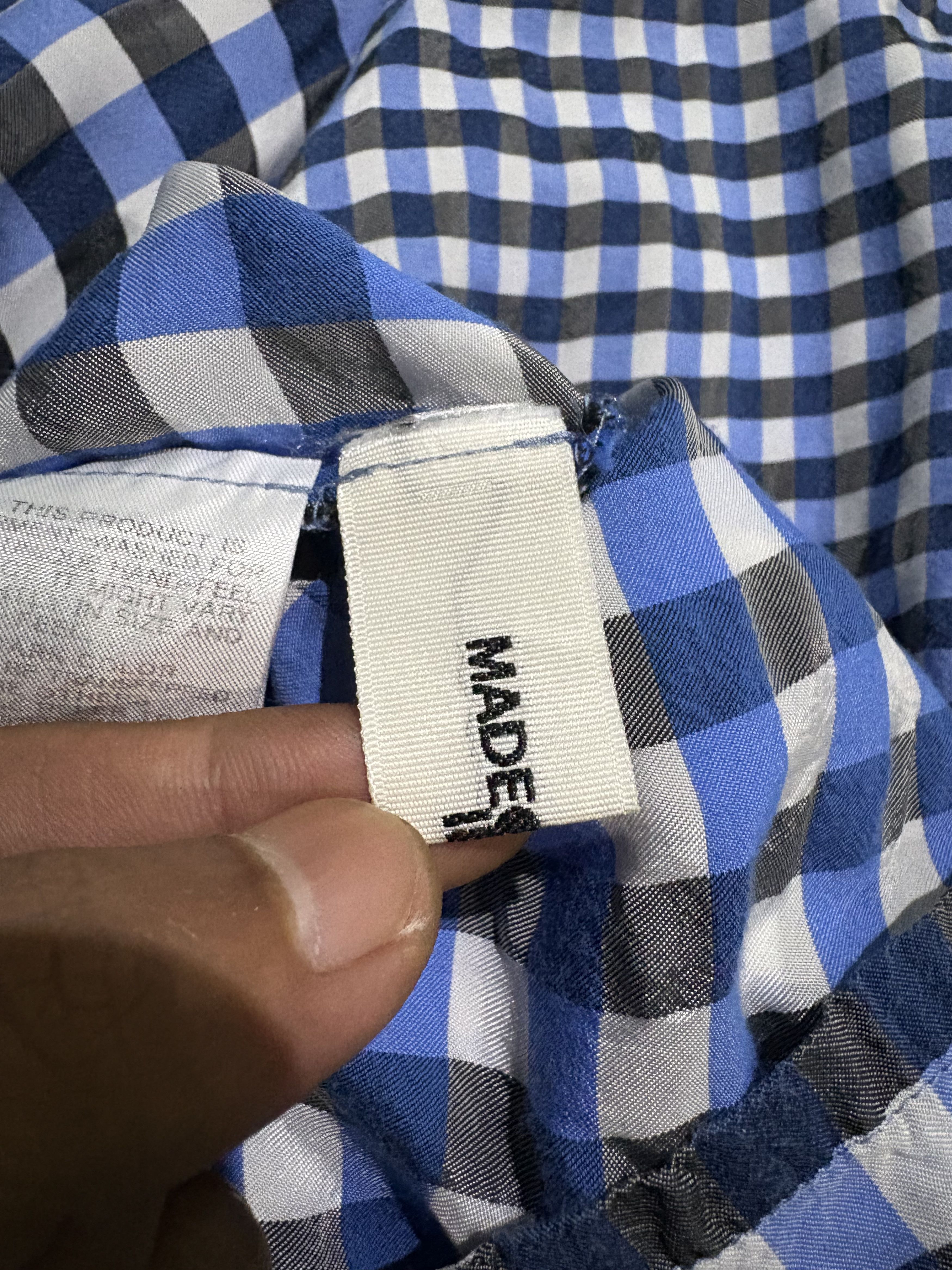 CABANE de ZUCCa Vintage zucca plaid maxi Dress assymetris by issey miyake Size M / US 6-8 / IT 42-44 - 5 Thumbnail