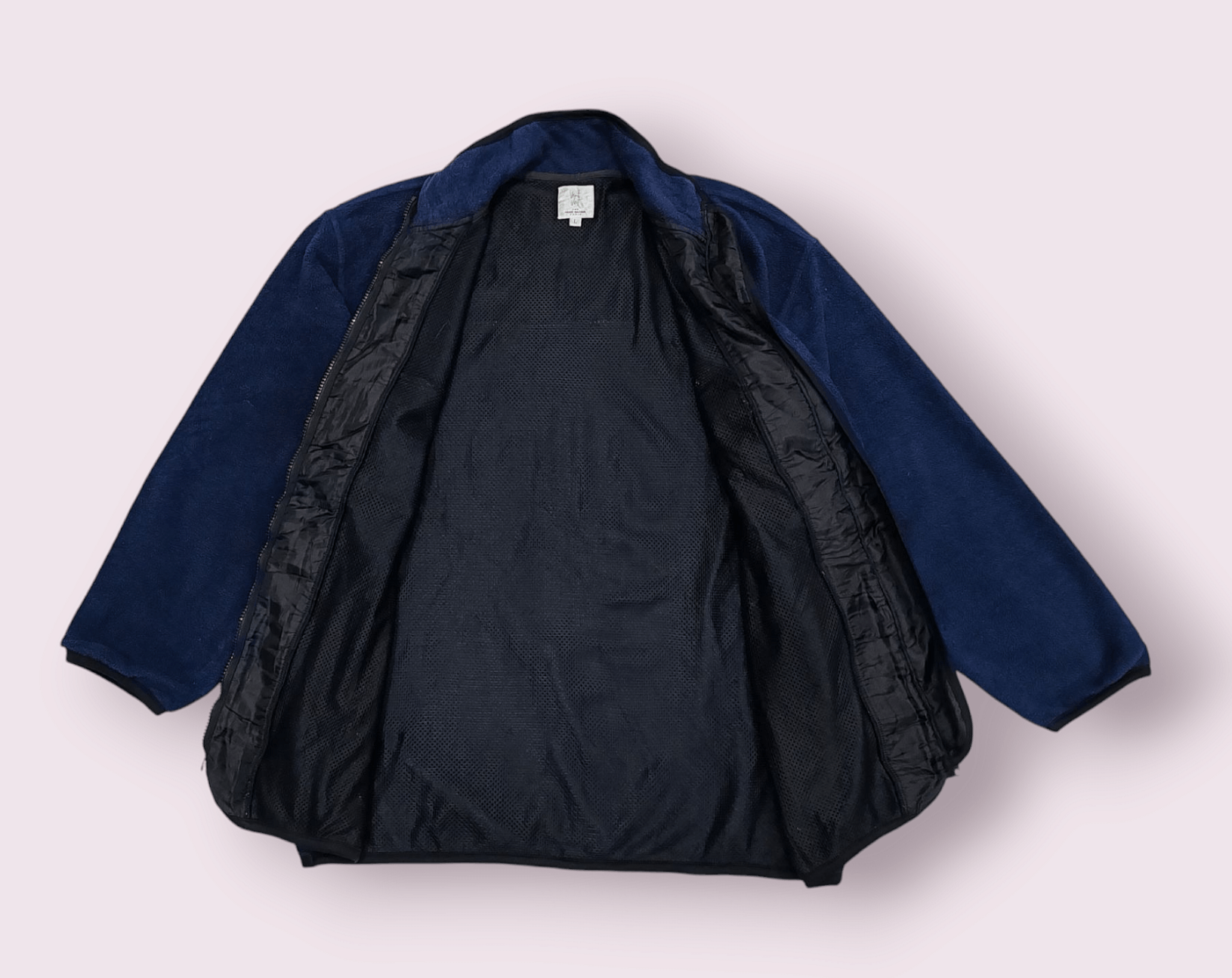 Pierre Balmain Vent Vert PAR Pierre Balmain Paris Zipper Fleece sizr L Blue Size US L / EU 52-54 / 3 - 5 Thumbnail