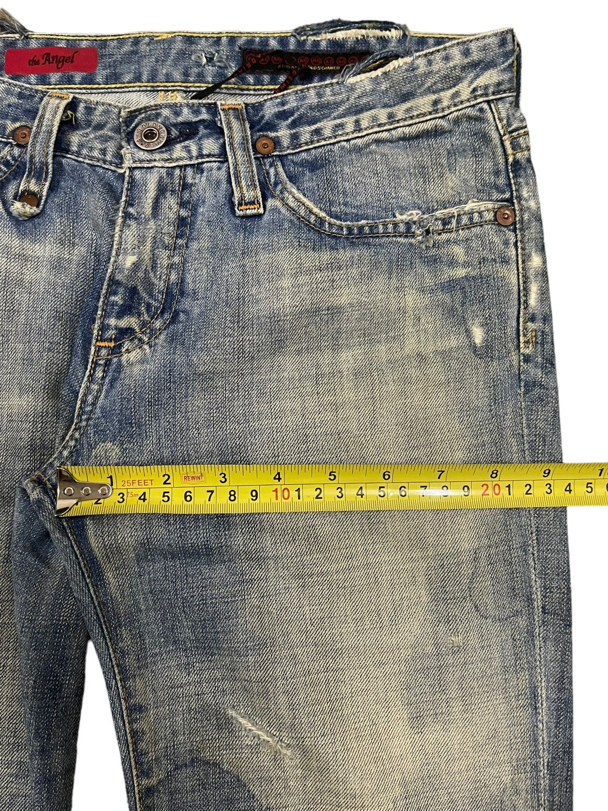 AG Adriano Goldschmied Vintage Usa Adriano Goldschmied Bleached Flare Jeans Size 29" - 13 Thumbnail
