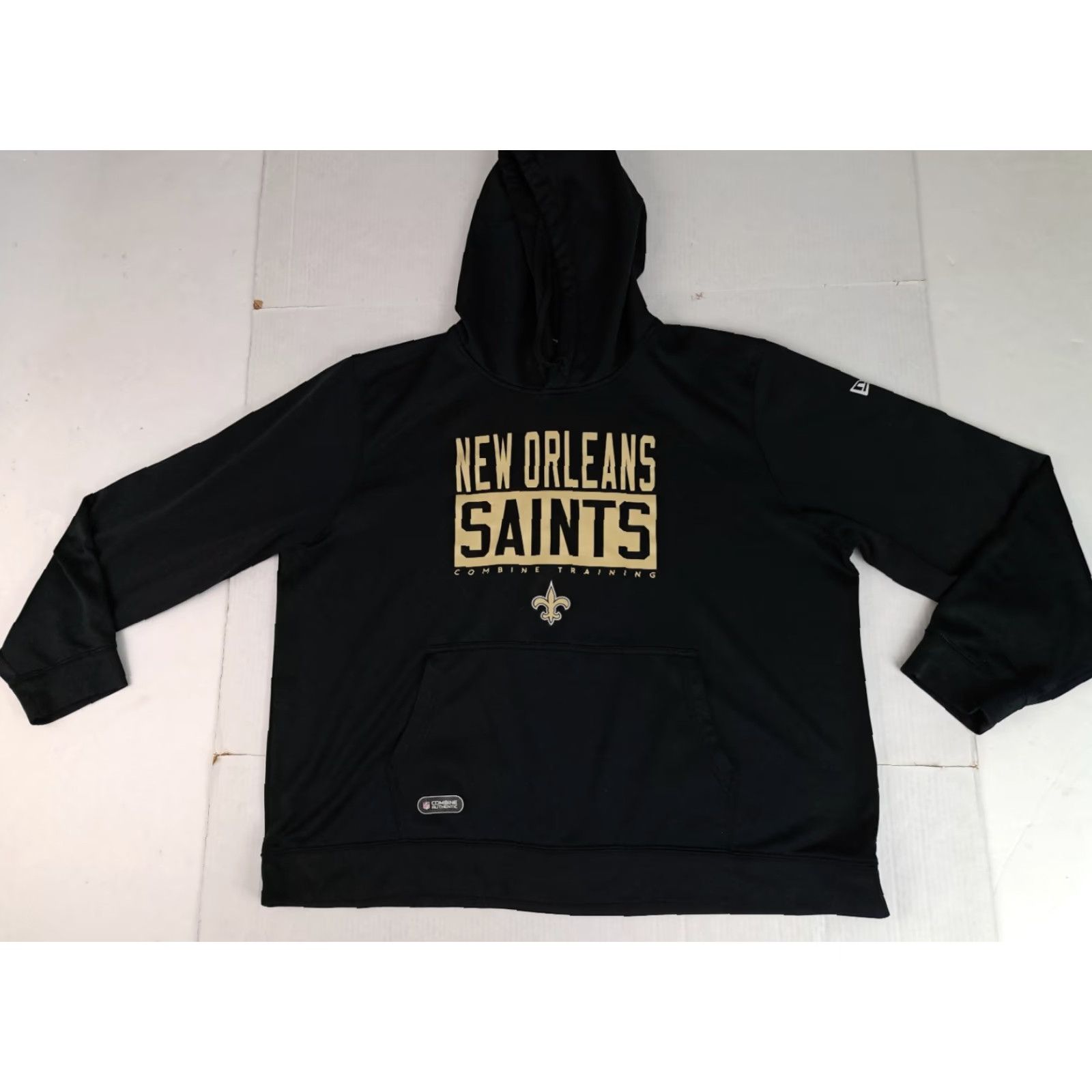 Vintage VINTAGE New Orleans Saints Football Combine Training Hooded Sweatshirt 3XL Black Size US XXL / EU 58 / 5 - 3 Thumbnail