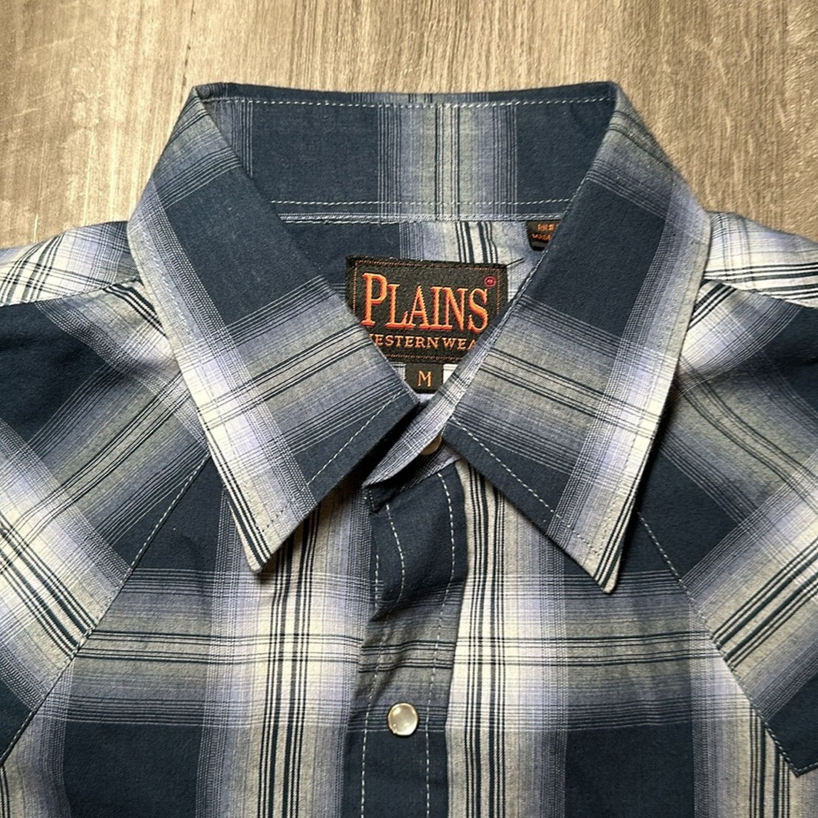Other Plains Western Wear Long Sleeve Pearl Snap Button - Medium Size US M / EU 48-50 / 2 - 6 Thumbnail