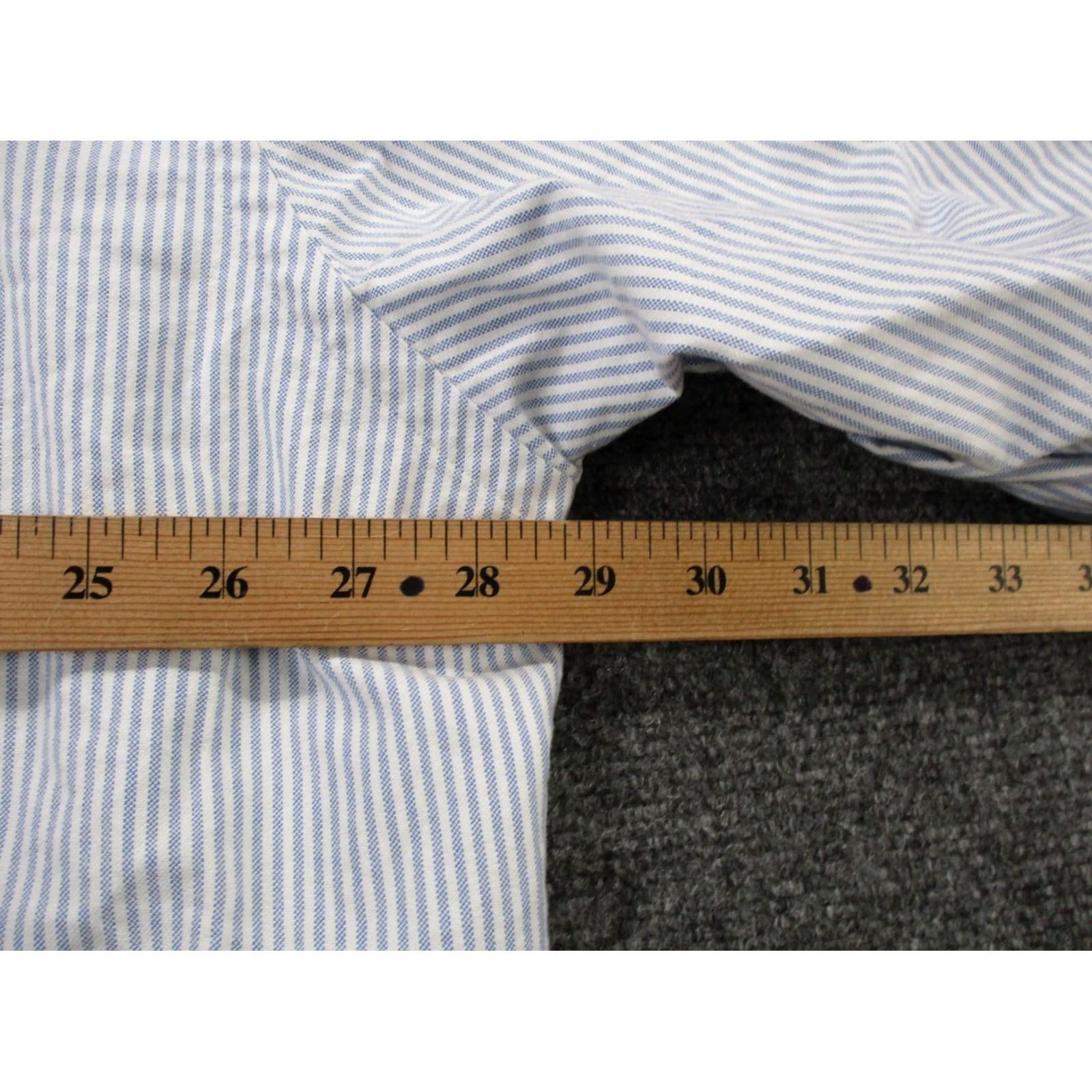 Polo Ralph Lauren Polo Ralph Lauren Polo Shirt Mens 3XLT White Blue Striped Golf Business Dress Preppy Polo Shirt Men 3XLT White Blue Striped Rainbow Theme) Size 48R - 5 Thumbnail
