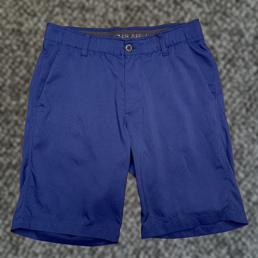 Under Armour Under Armour Showdown Shorts Mens 32 Navy Blue Mid Rise Stretch Size US 32 / EU 48 - 1 Thumbnail