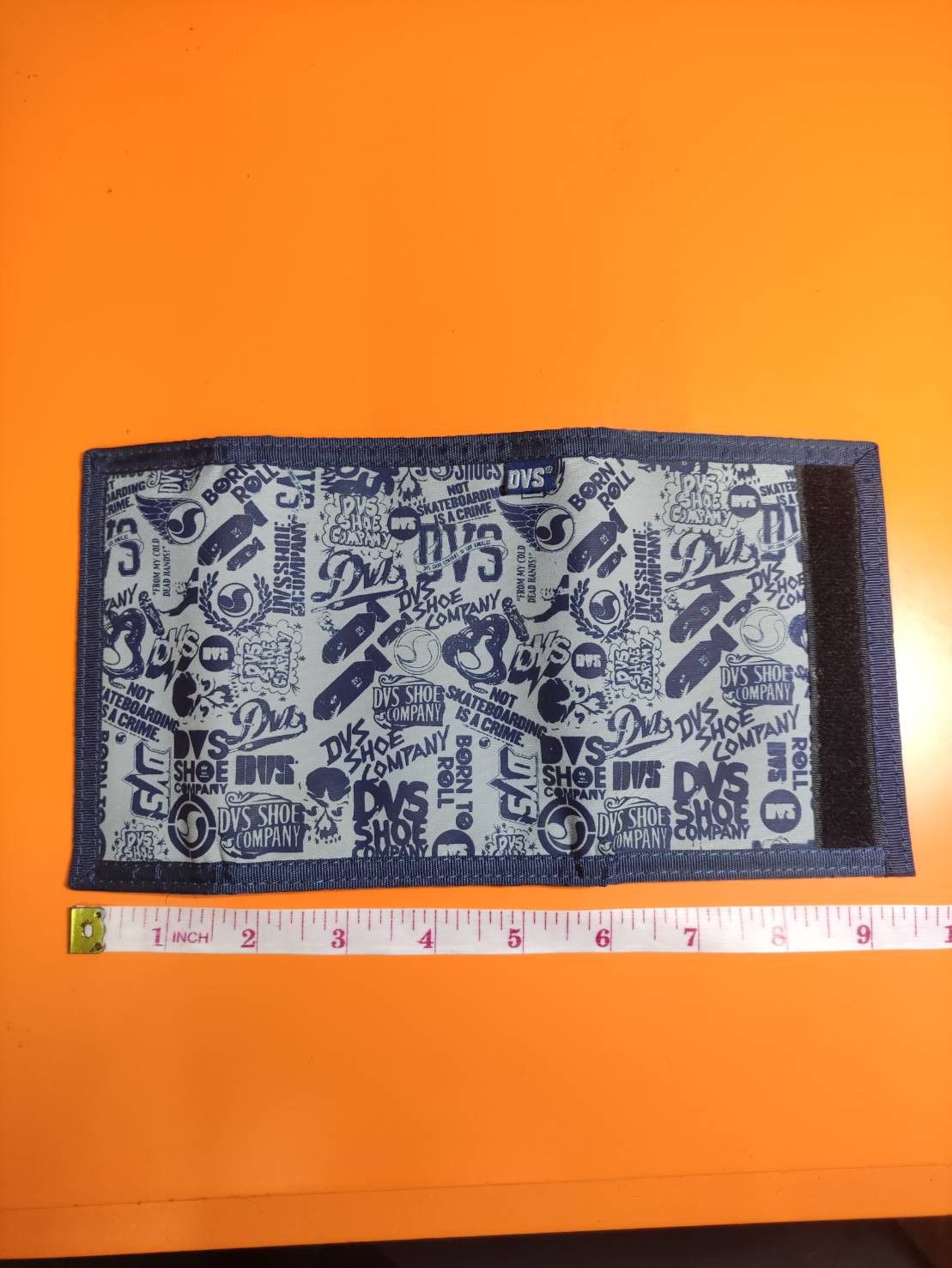 DVS Vtg 00's DVS Skate Logo All Over Print Jumble Wallet Size ONE SIZE - 5 Thumbnail