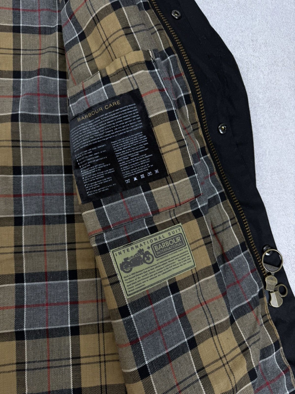 Barbour Barbour International Waxed Jacket Black Motorcycle Style Size US L / EU 52-54 / 3 - 10 Thumbnail