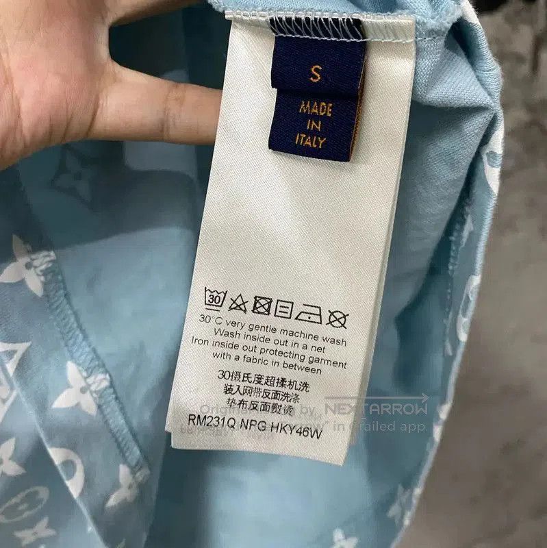 Louis Vuitton Louis Vuitton Summer Blue Cotton T. Size US S / EU 44-46 / 1 - 8 Thumbnail