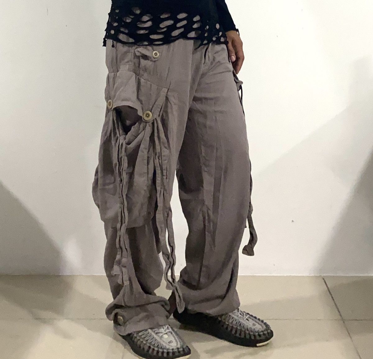 Julius Aw09 Julius Canon The Possesed Cargo Bondage Gas Mask Size US 32 / EU 48 - 11 Thumbnail