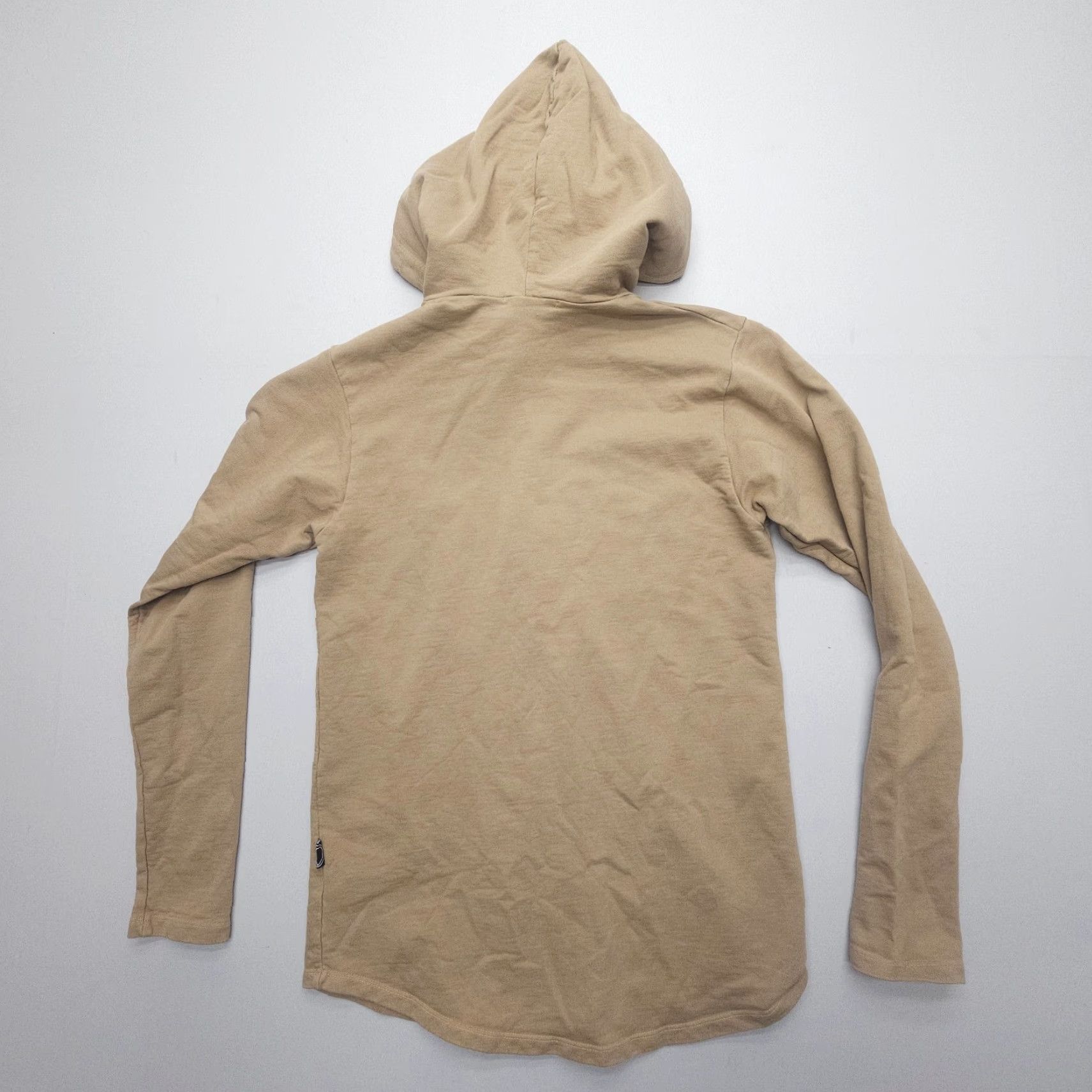 Dime Rustic Dime Hoodie Mens Small Tan USA Made 100% Cotton Pullover Workwear Size US S / EU 44-46 / 1 - 6 Thumbnail