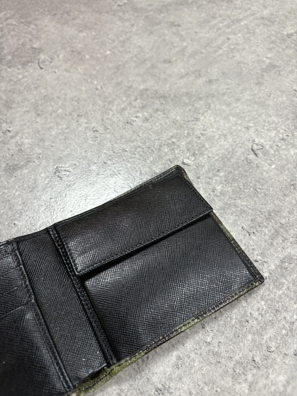 Prada PRADA Leather Camo Bifold Wallet Size ONE SIZE - 7 Thumbnail