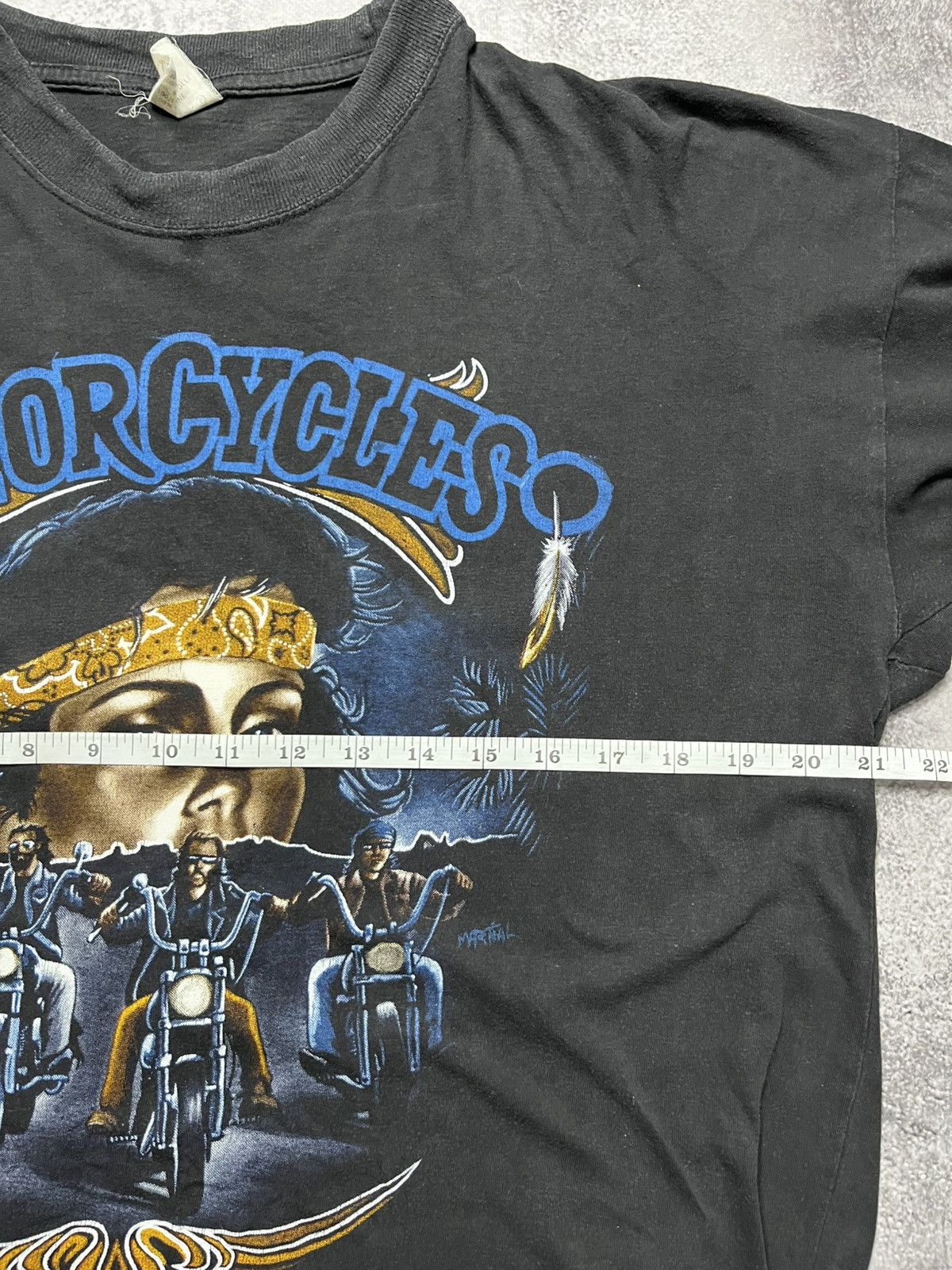 Other Vintage Motorcycle Thrashed Theme Shirt 90’s Men’s XL Size US XL / EU 56 / 4 - 8 Thumbnail