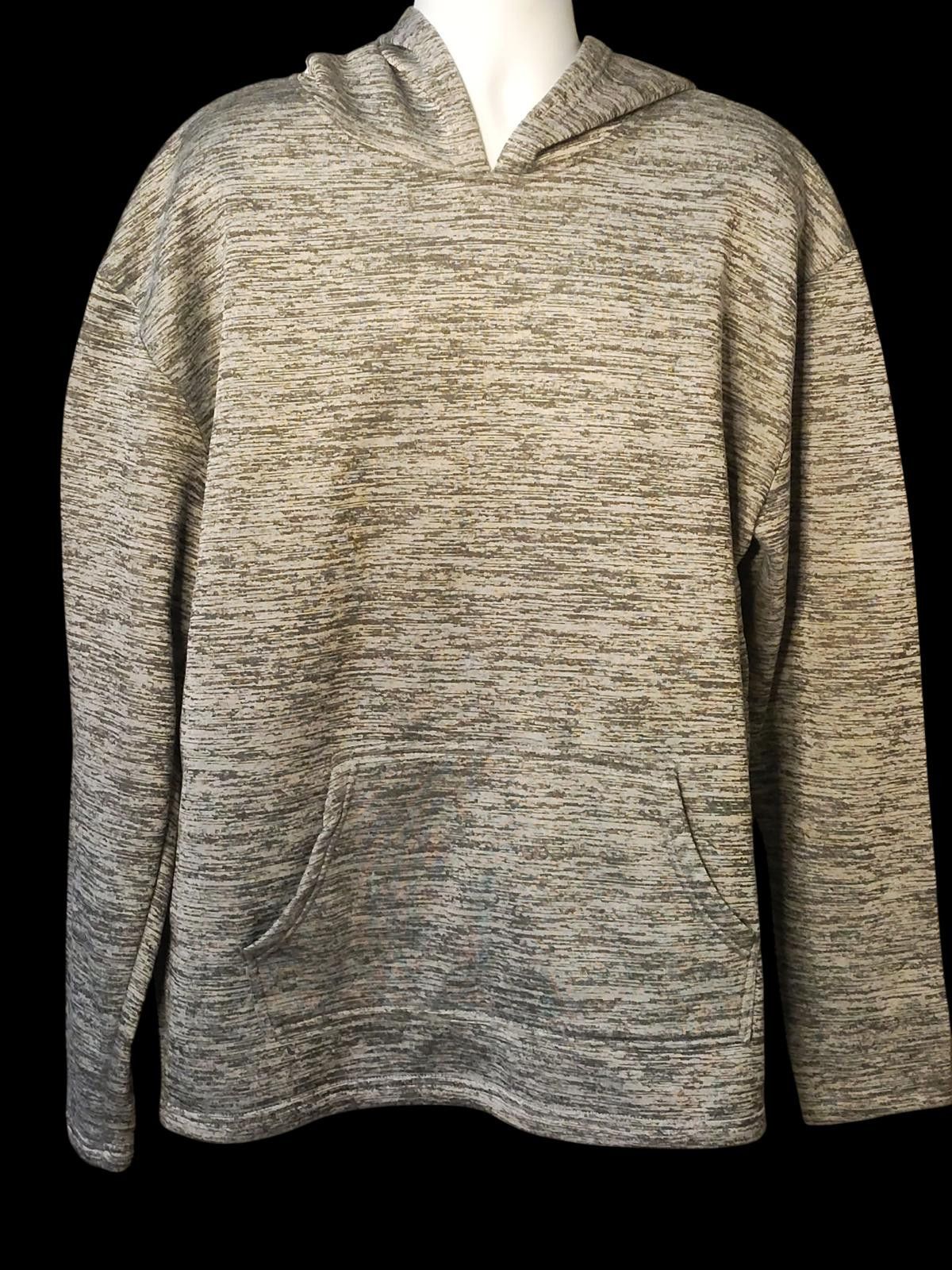 StraightFaded Straight Faded Men's Grey Hooded Pullover Sweatshirt Size US XXL / EU 58 / 5 - 3 Thumbnail