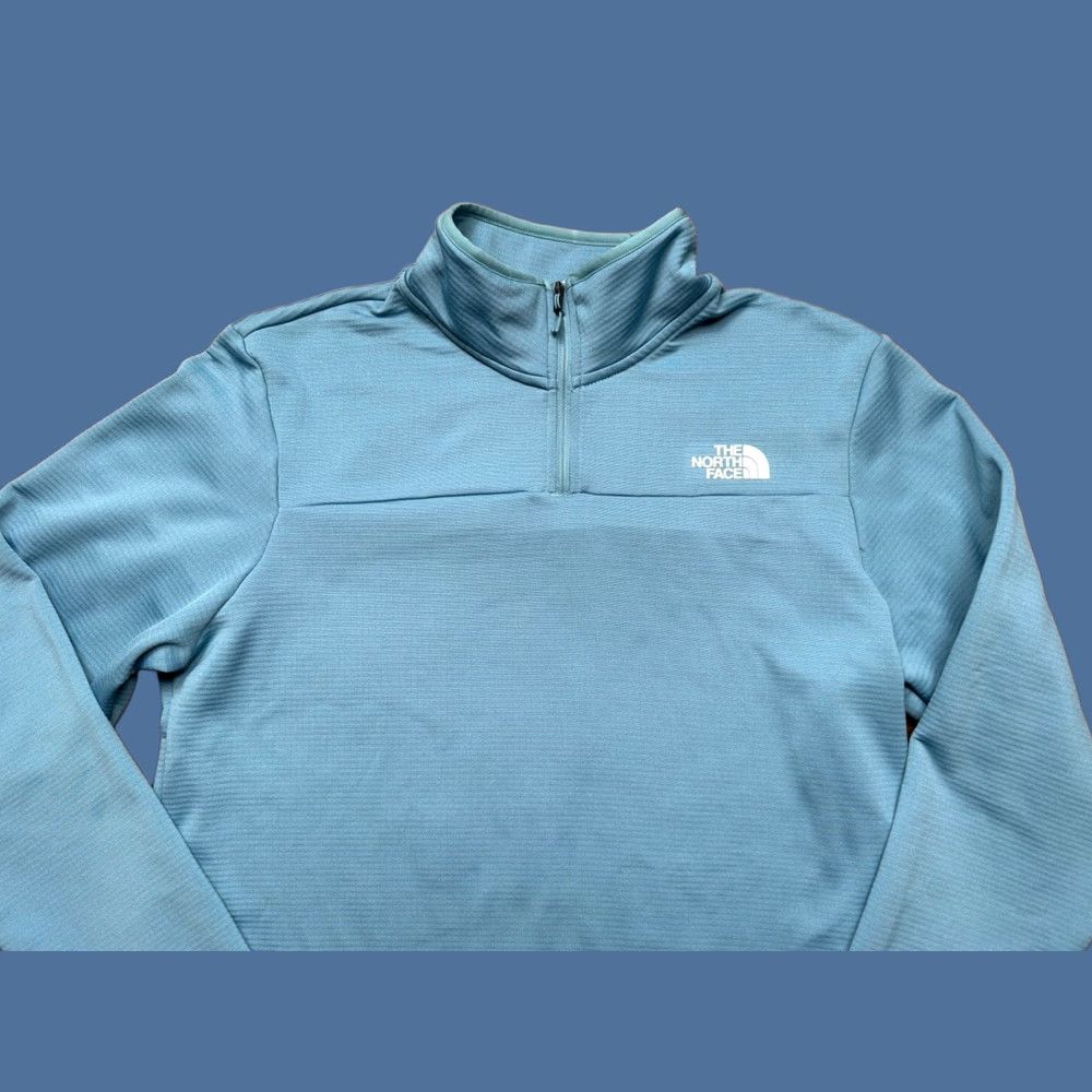 The North Face The North Face Cedar Trail Grid Fleece 1/4 Zip Men L Light Blue Shirt Jacket Outdoors Outdoorsman Mens Regular Size L Blue Logo Waterproof? Size US L / EU 52-54 / 3 - 1 Thumbnail