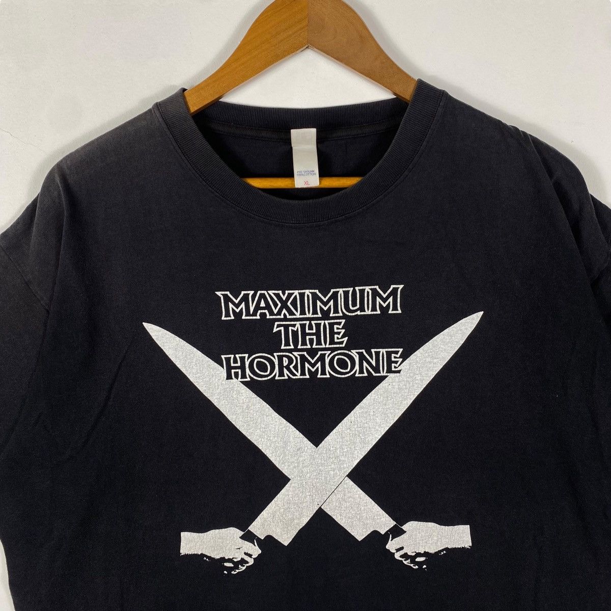 Band Tees × Vintage Vintage MAXIMUM THE HORMONE Japanese Hardcore Band Tee Shirt Size US XL / EU 56 / 4 - 2 Thumbnail