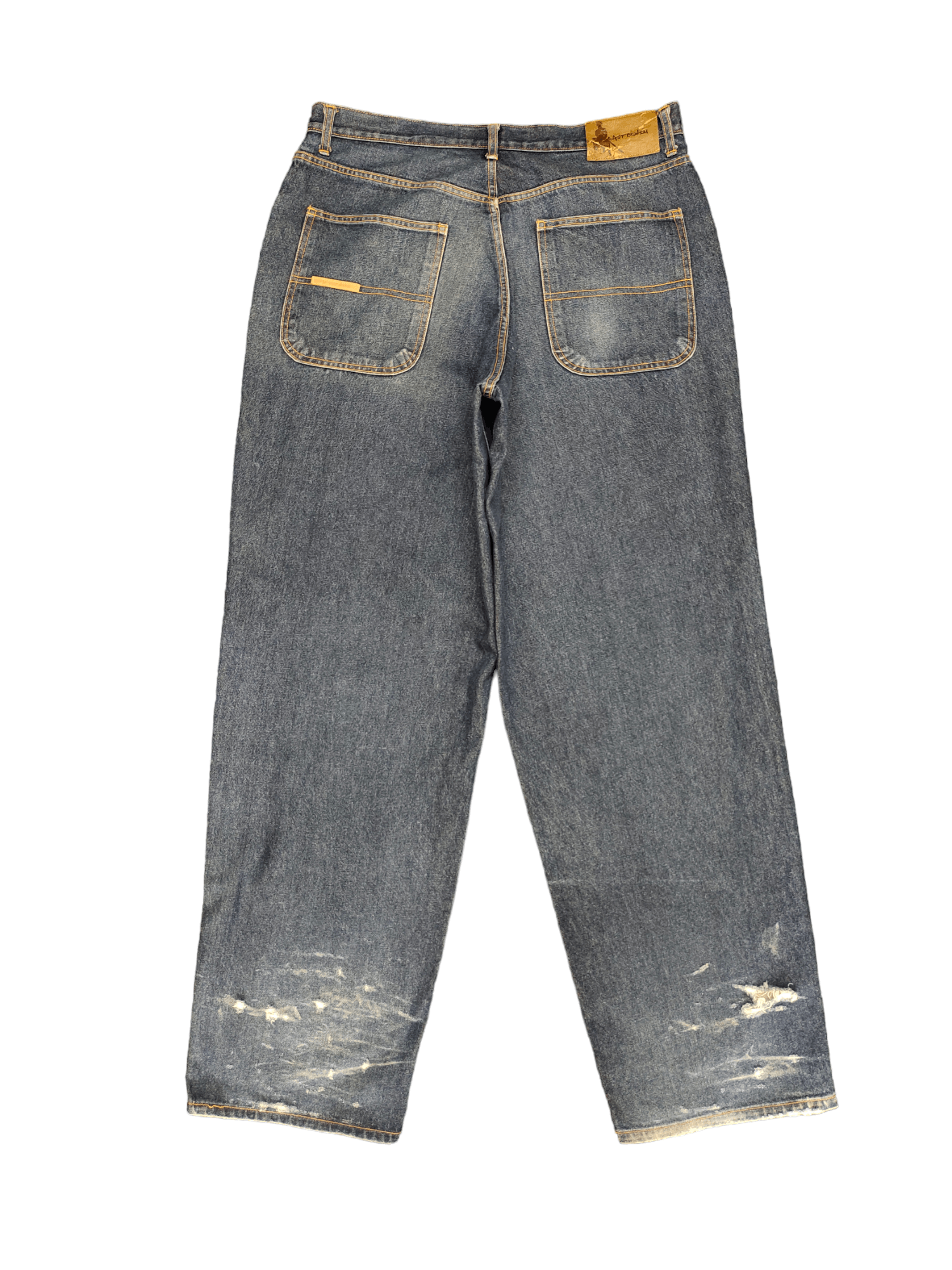 Japanese Brand Baggy Jeans Far East Wide Leg Denim Y2k Jnco Size US 36 / EU 52 - 3 Thumbnail