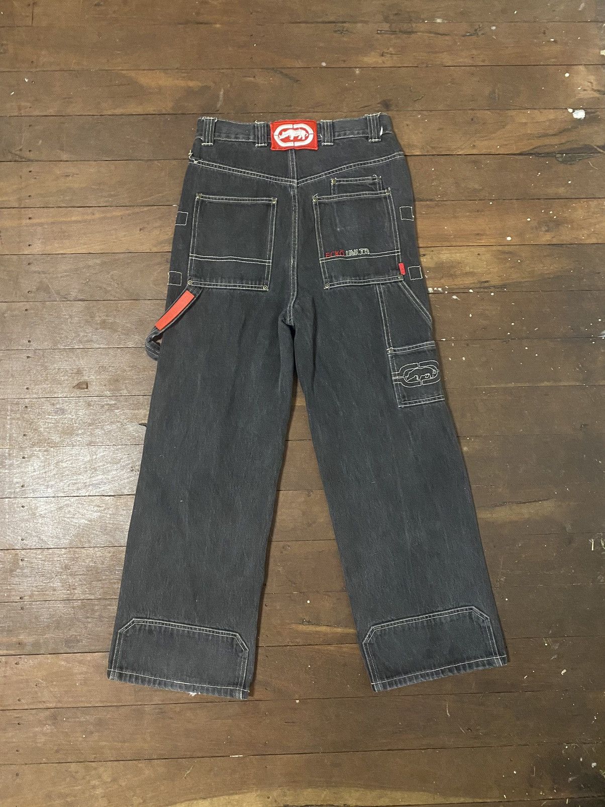 Ecko Unltd. Vintage 90’s/Y2K Ecko Unltd embroidered carpenter jeans Size US 26 / EU 42 - 2 Thumbnail