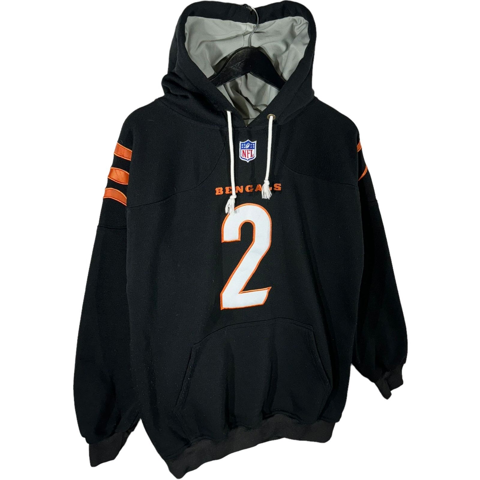 NFL Cincinnati Bengals #2 Evan McPherson NFL Jersey Style Hoodie Size US M / EU 48-50 / 2 - 4 Thumbnail