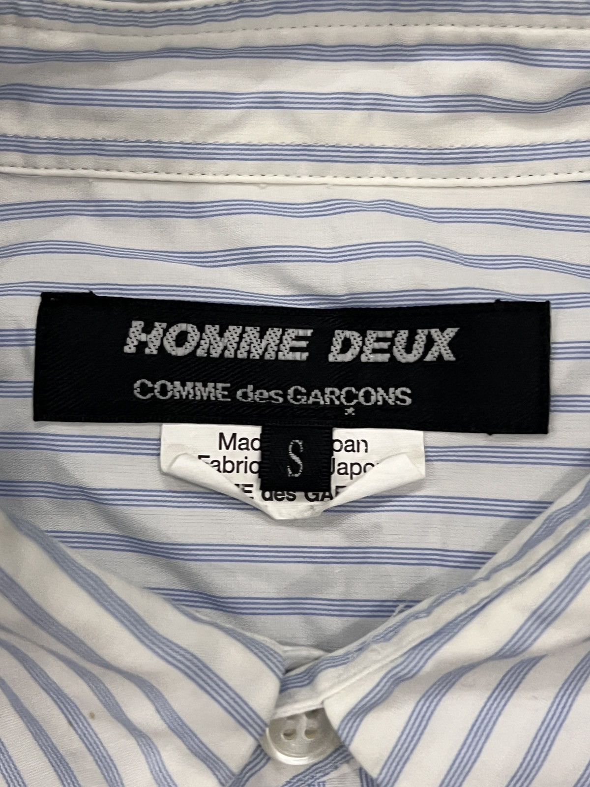 Comme des Garcons Homme Deux Comme des Garçons Homme Deux Patchwork Check Sleeve Shirt Size US S / EU 44-46 / 1 - 14 Thumbnail