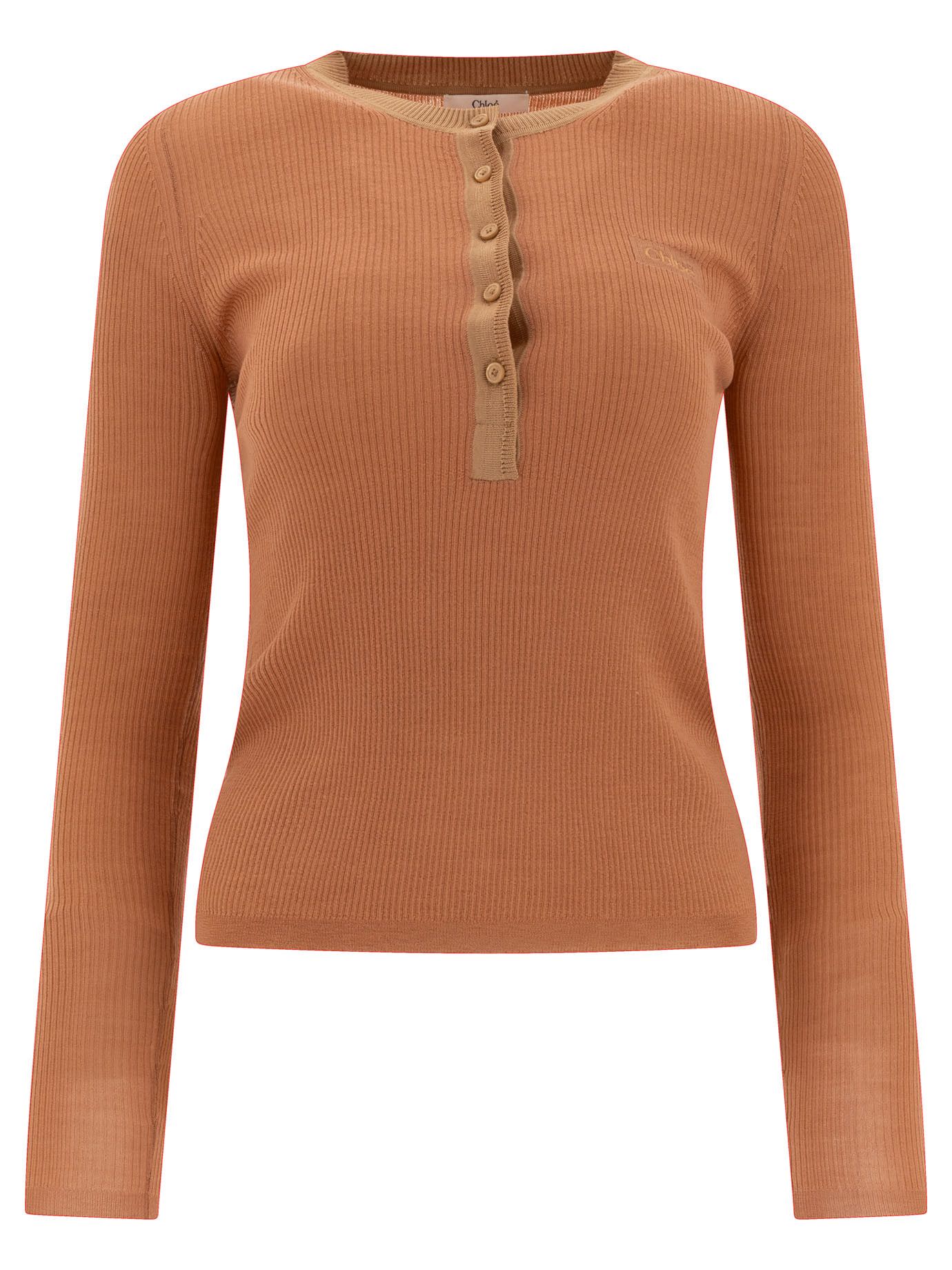 Chloe Henley Shirt Size S / US 4 / IT 40 - 1 Thumbnail