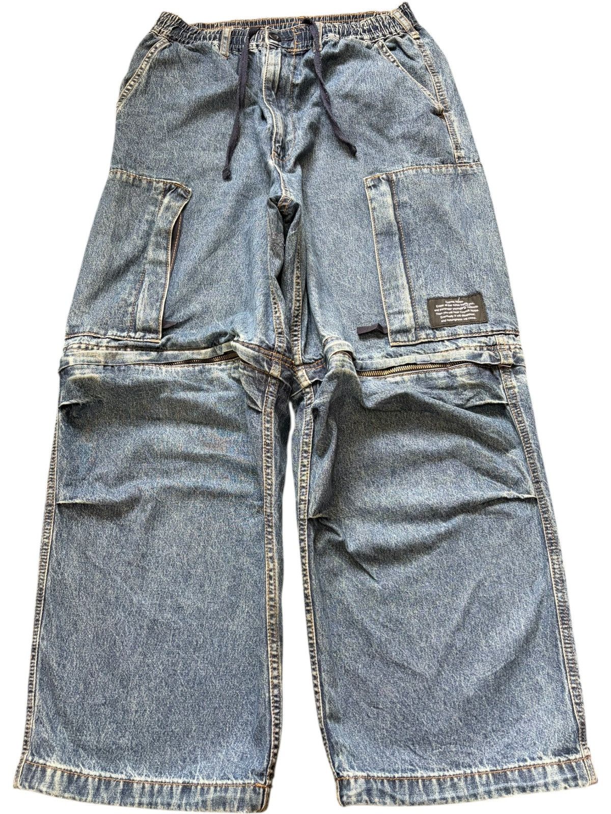 Vintage Gu Underover Cargo Baggy Jeans