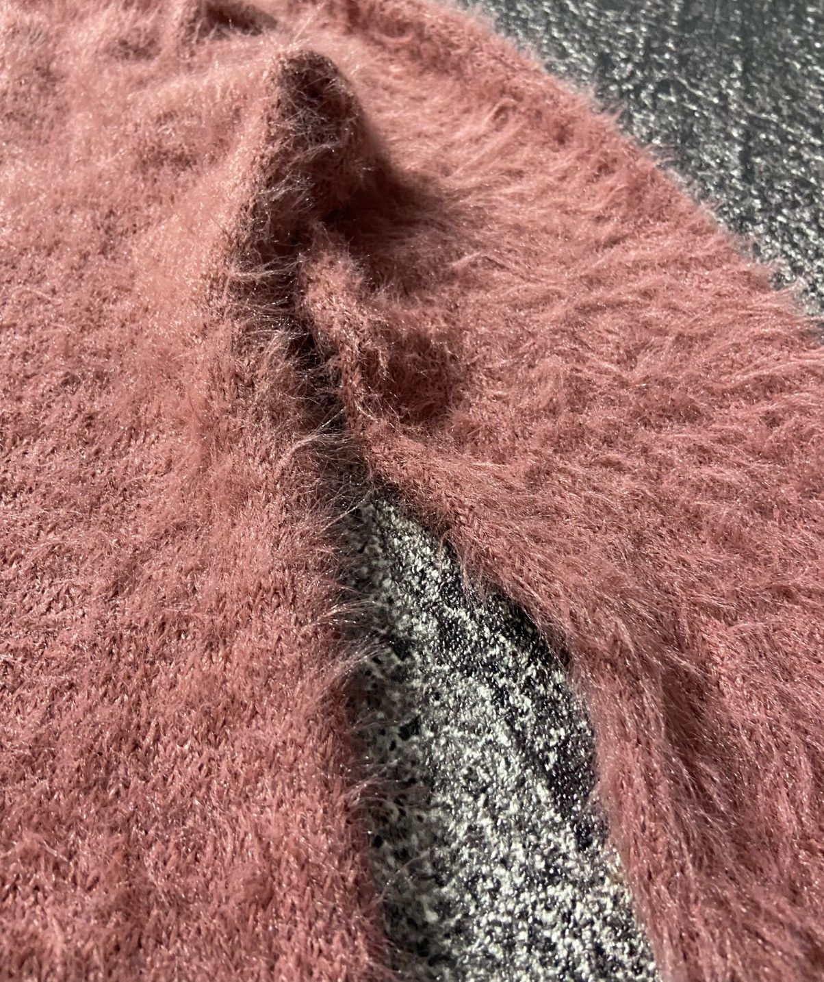 Aran Isles Knitwear × Homespun Knitwear × Japanese Brand Khalita mohair fur shaggy knitwear Size L / US 10 / IT 46 - 12 Thumbnail