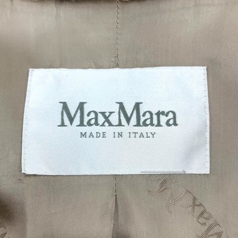 Max Mara Max Mara Light Brown Teddy Alpaca Hair Lapel Double Breast Size S / US 4 / IT 40 - 6 Thumbnail