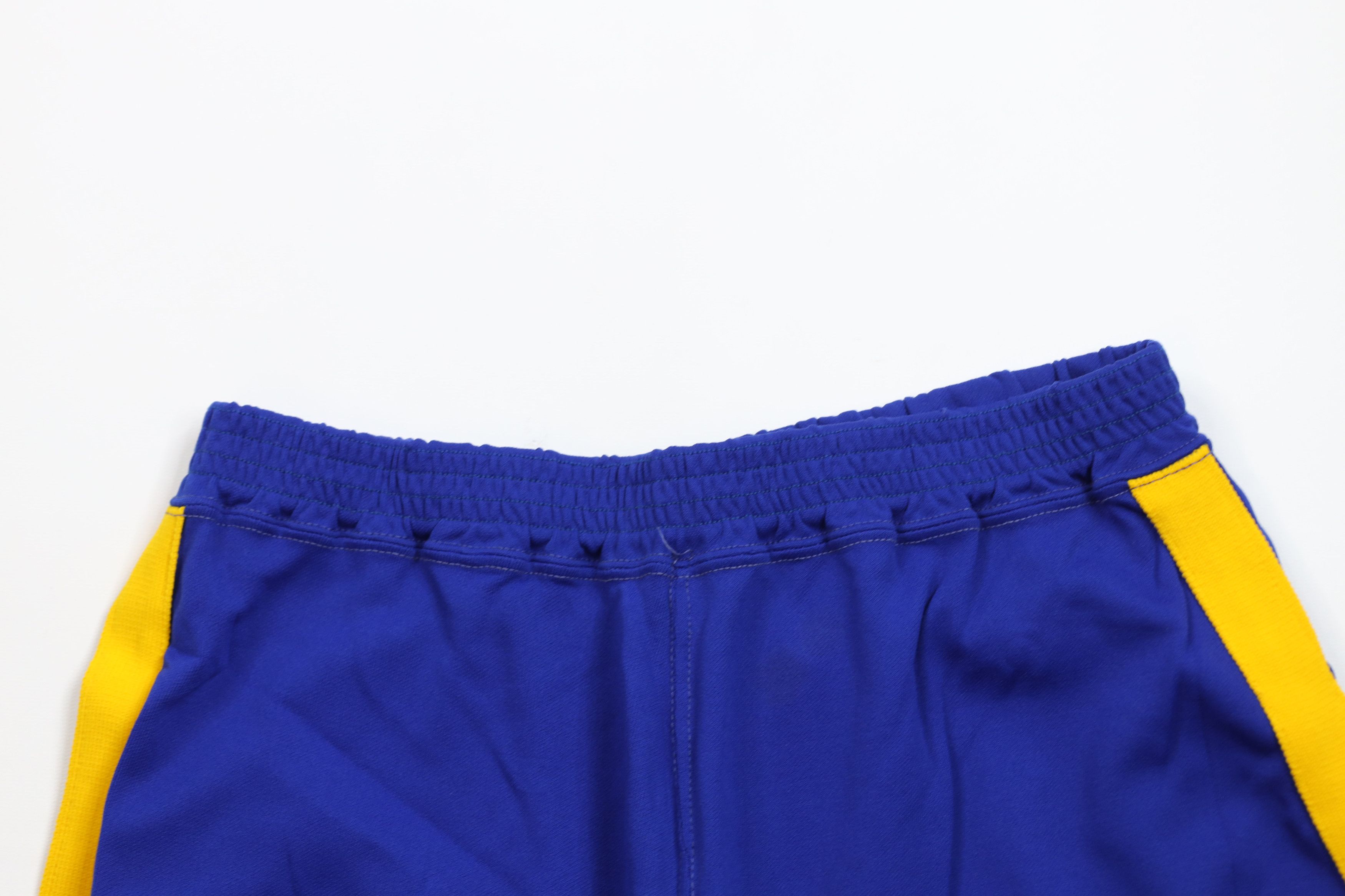 Vintage Vintage 50s Streetwear Block Knit Basketball Shorts Blue USA Size US 38 / EU 54 - 2 Thumbnail