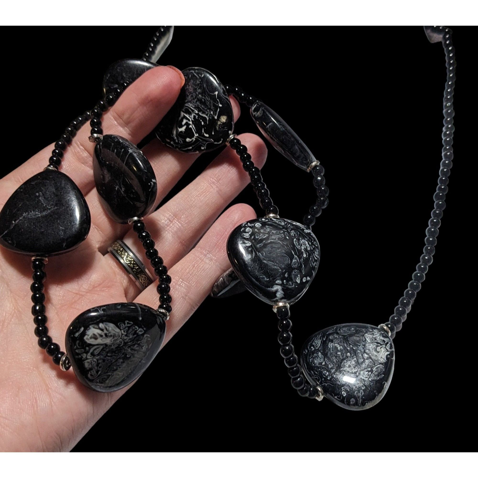 Other Cato 1946 Black Beaded Necklace Size ONE SIZE - 3 Thumbnail