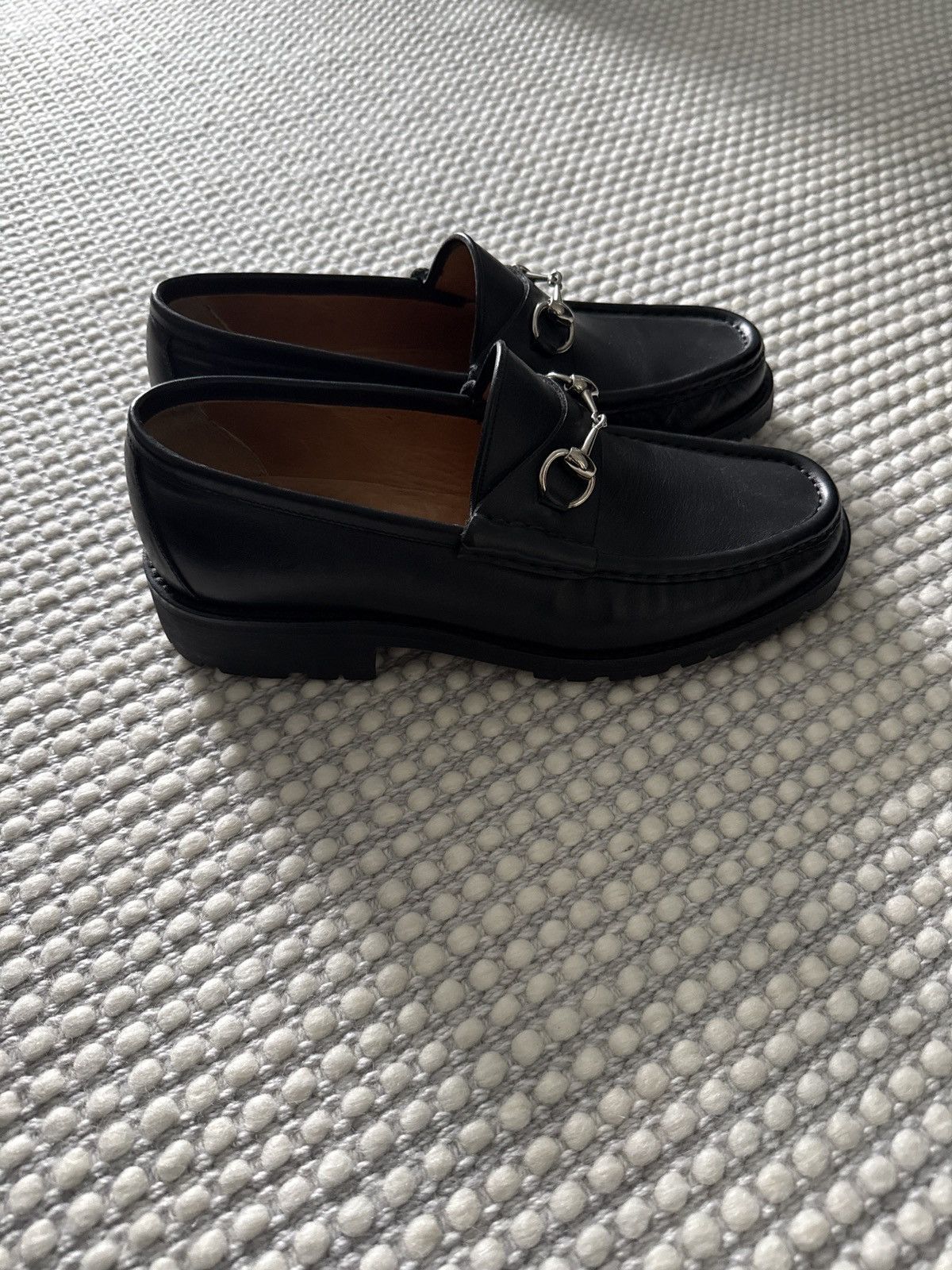 Gucci Gucci leather lugged sole loafers Size US 8.5 / EU 41-42 - 5 Thumbnail