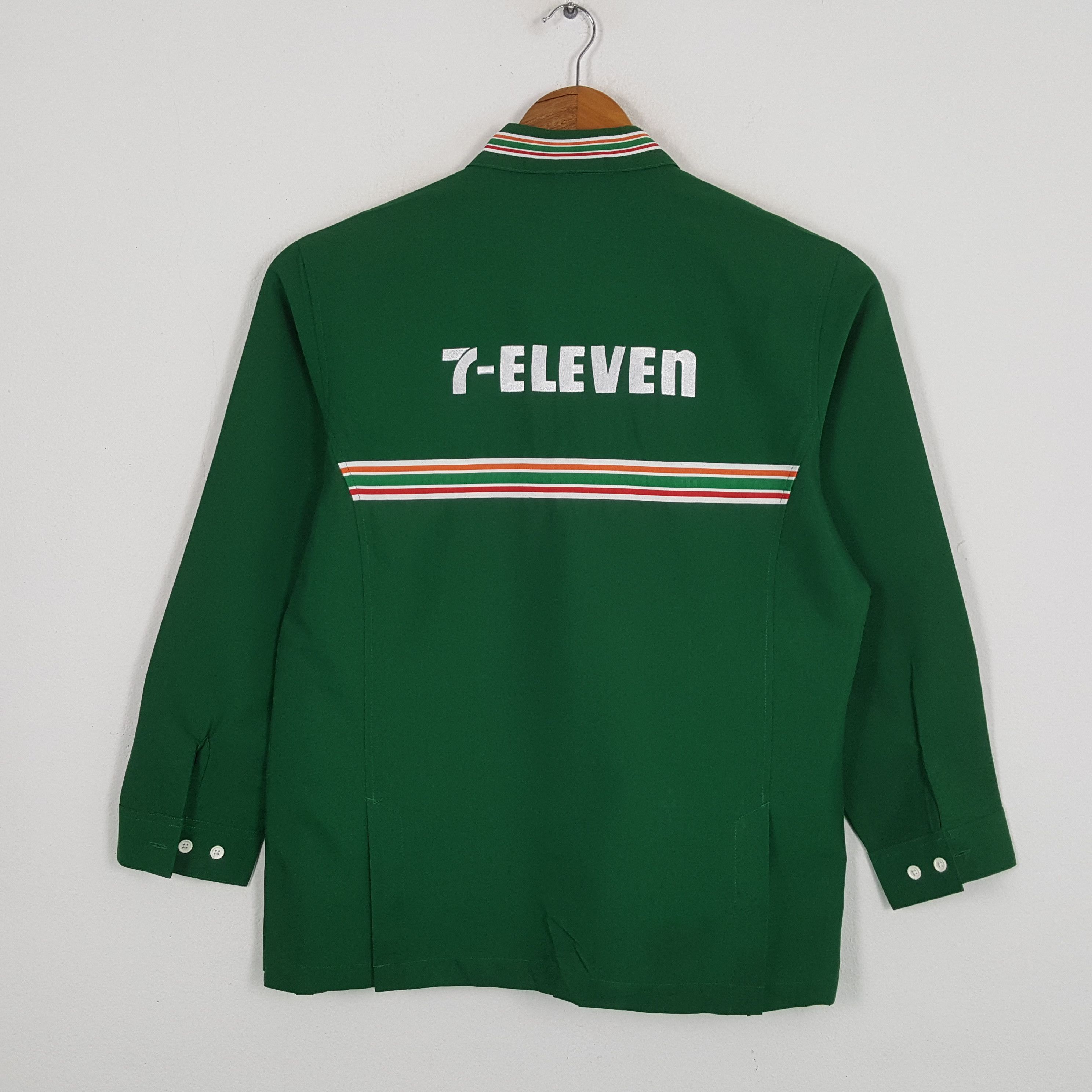 Japanese Brand × Vintage Vintage 7-ELEVEn Japanese Brand Working Uniform Jacket Size US M / EU 48-50 / 2 - 1 Thumbnail