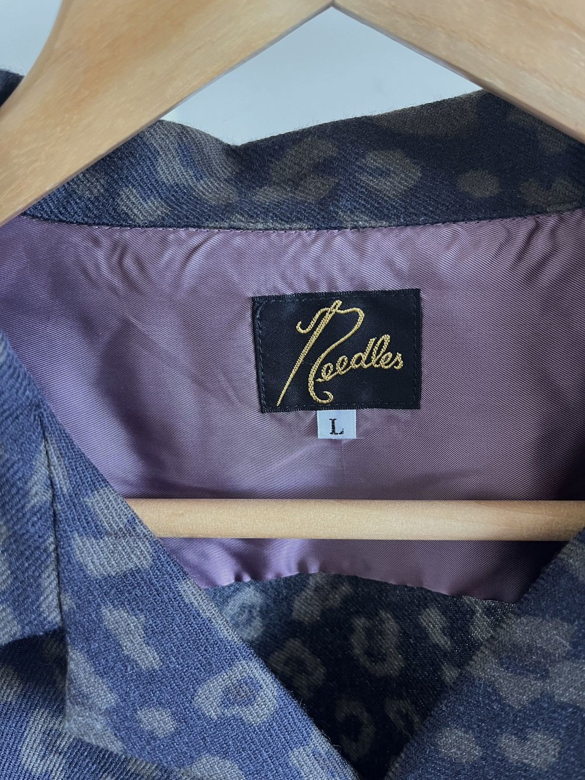 Needles NEEDLES ‘CLASSIC SHIRT’ - WOOL LEOPARD PRINT Size US L / EU 52-54 / 3 - 2 Thumbnail