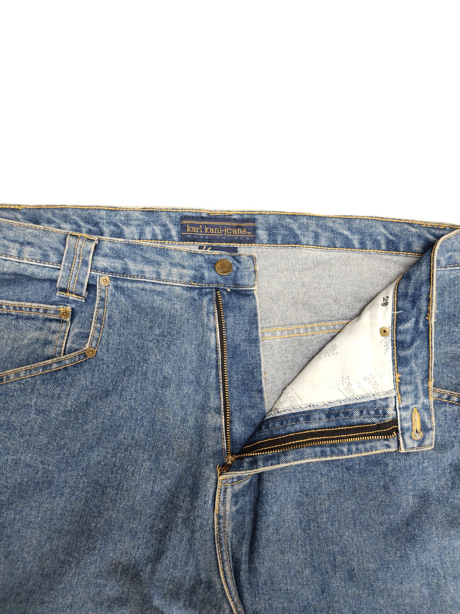 Karl Kani Jnco Style Baggy Jeans Karl Kani Carpenter Denim Wide Leg Size US 38 / EU 54 - 16 Thumbnail