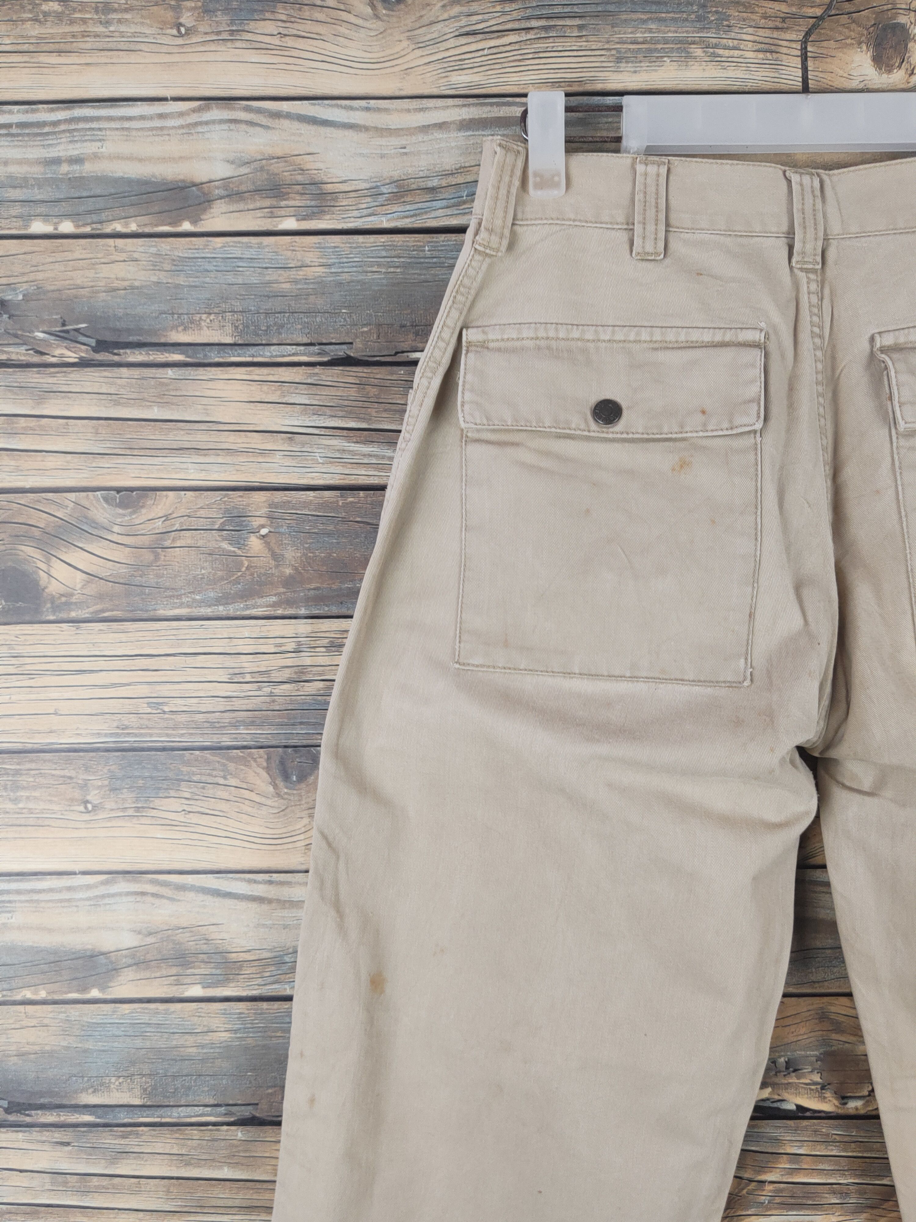 Japanese Brand DL Uniqlo vintage bushpants Beige cargo Pants #46-246T Size US 28 / EU 44 - 8 Thumbnail