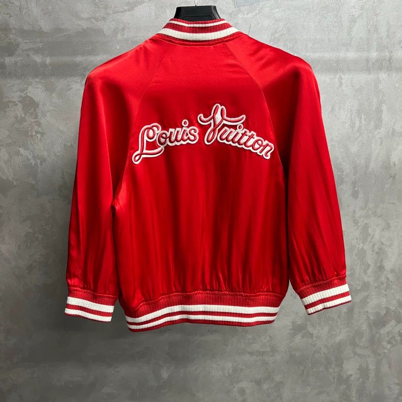 Louis Vuitton Louis Vuitton Red embroidered logo jacket Size US S / EU 44-46 / 1 - 2 Thumbnail