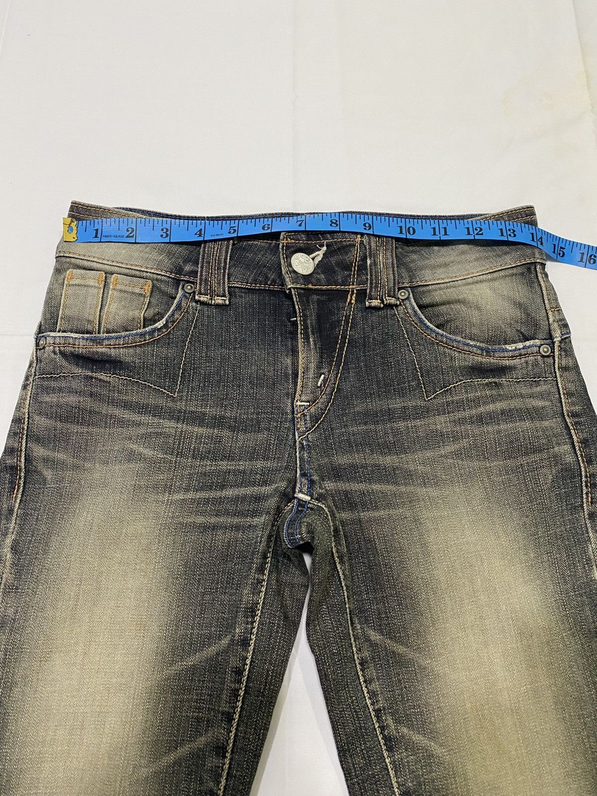 Edwin Japanese brand X something by edwin flare spiral jeans Size US 28 / EU 44 - 5 Thumbnail