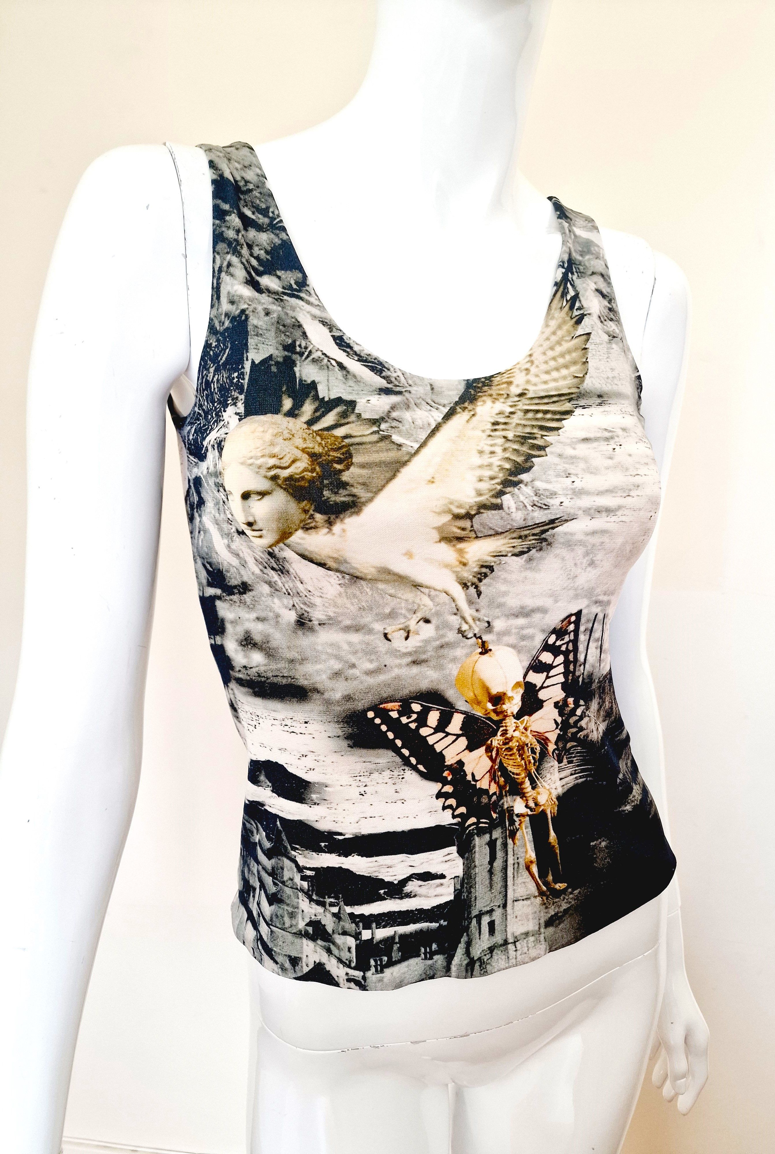 Alexander McQueen Alexander McQueen Skull Butterfly Skeleton Bird Tee Top Size US S / EU 44-46 / 1 - 10 Thumbnail