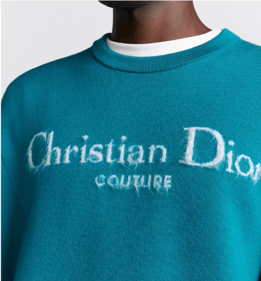 Dior o1w1db10825 443M64 Christian Dior Couture Sweater in Blue Size US L / EU 52-54 / 3 - 6 Thumbnail