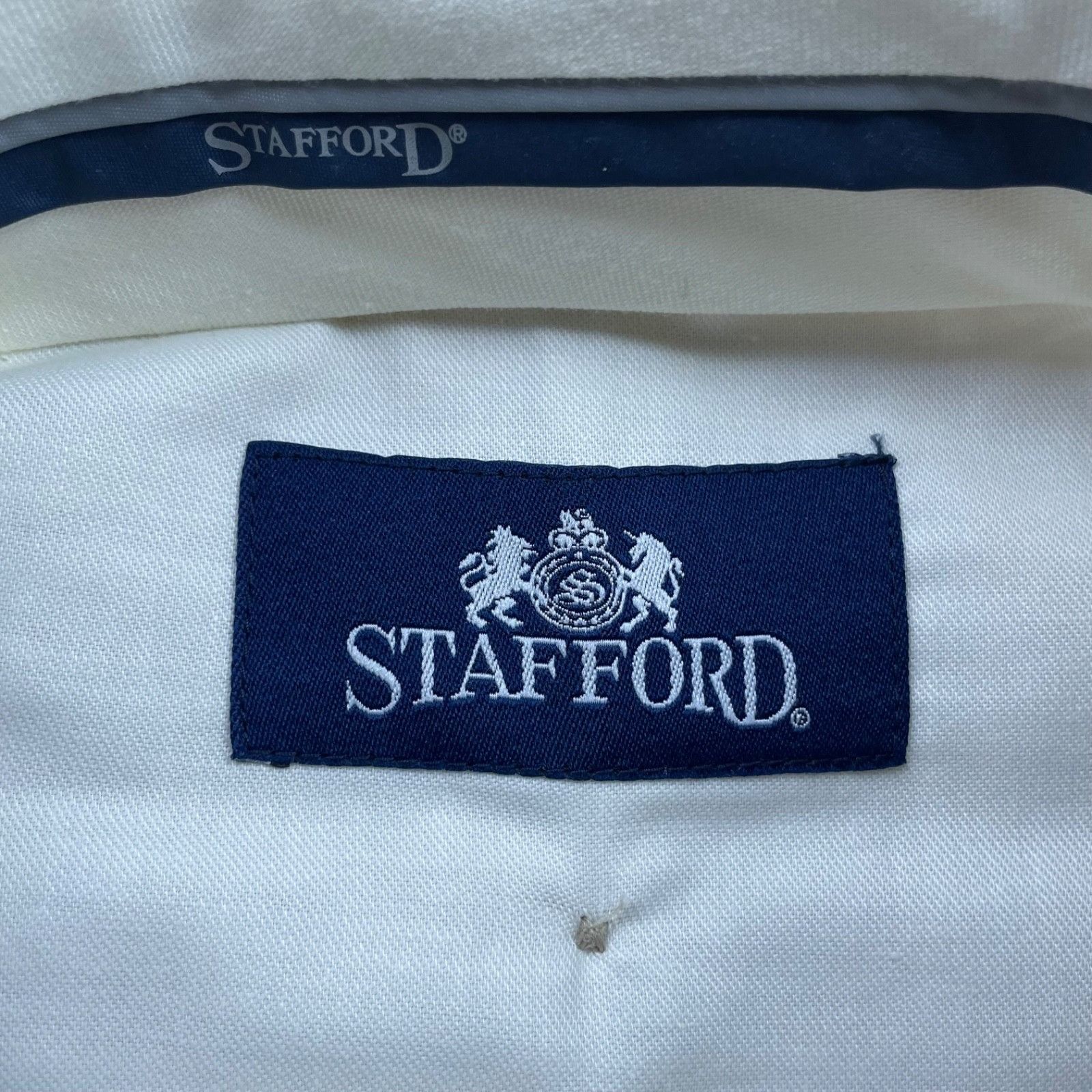 Stafford Stafford Men's Performance 2-Button Suit Light Khaki/Tan • 4 Size 40R - 14 Thumbnail