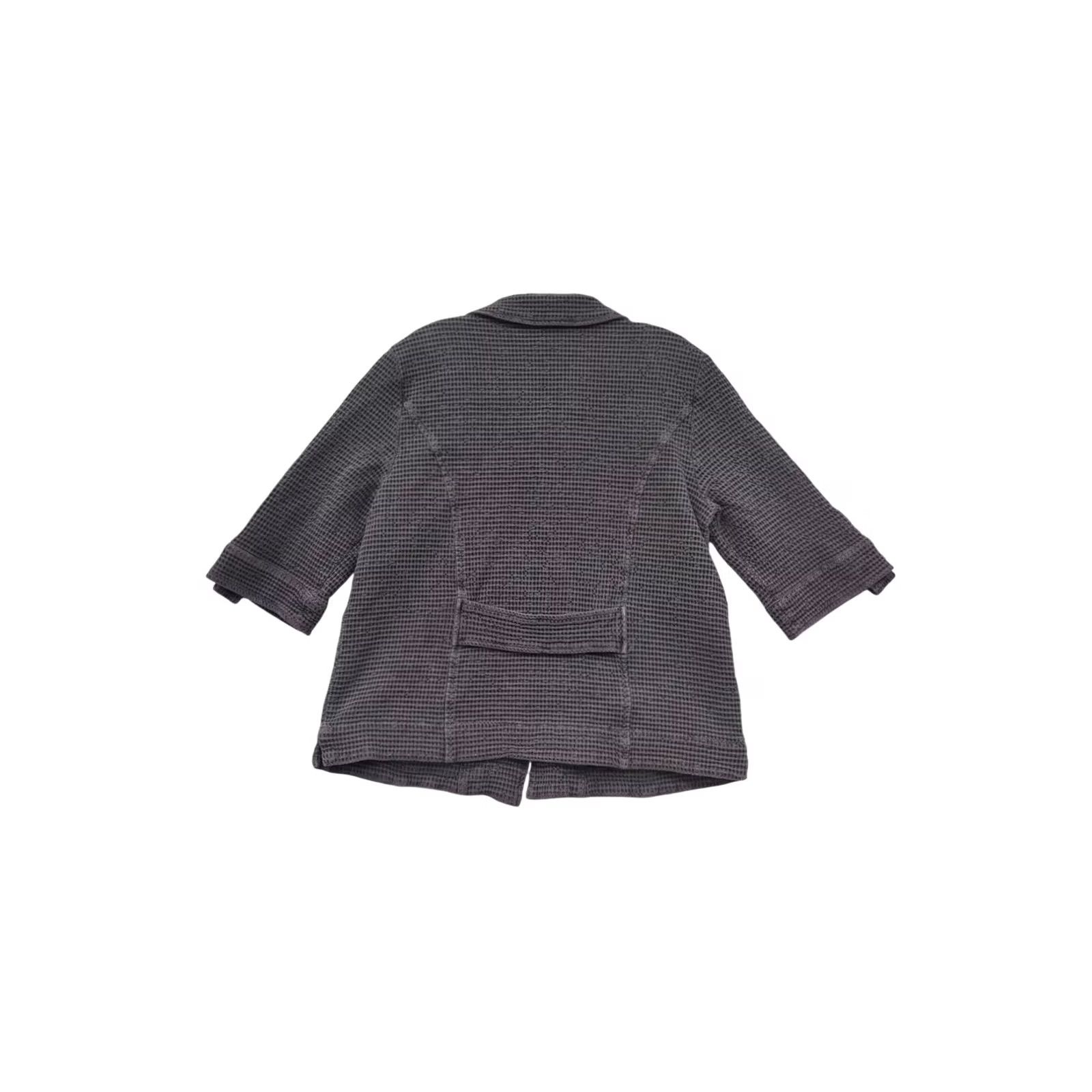 Vintage VINTAGE Focus Jacket Women M Purple Waffle Knit Button-Up Shirt? Size M / US 6-8 / IT 42-44 - 2 Thumbnail