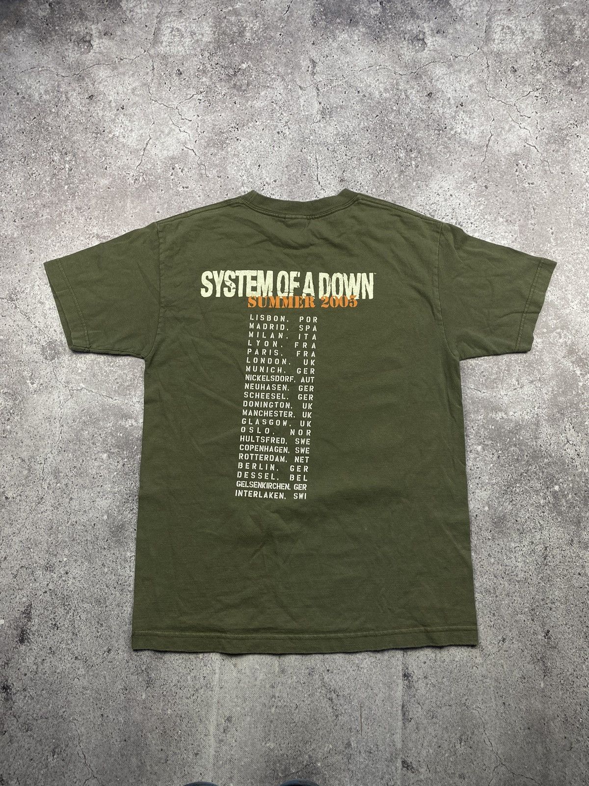 Band Tees × Vintage Vintage System Of A Down 2000’s Band Tee Medium Size US M / EU 48-50 / 2 - 4 Thumbnail