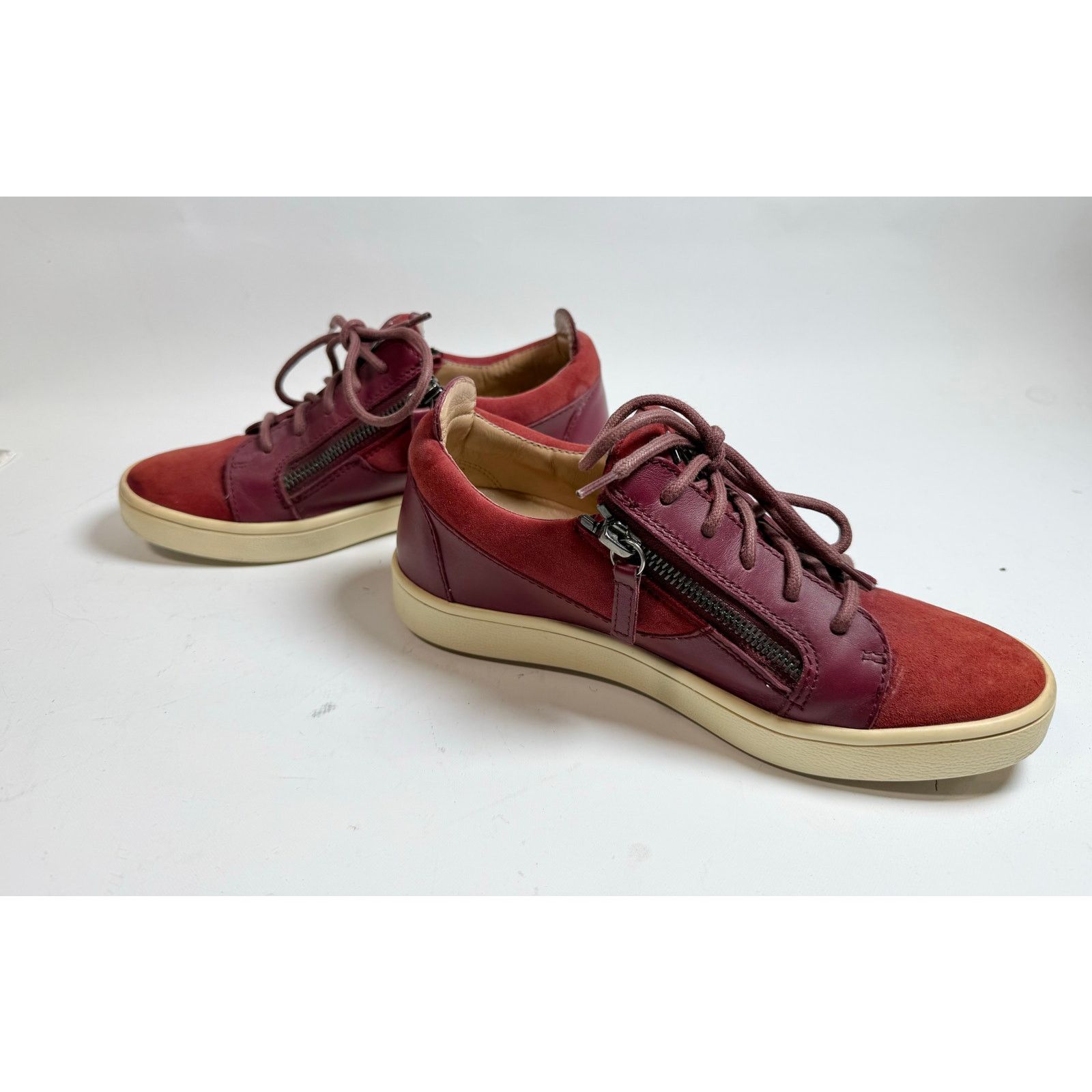Giuseppe Zanotti Giuseppe Zanotti Brek Velvet Side-Zip Sneakers 36 EU/6 US Size US 6 / IT 36 - 1 Thumbnail