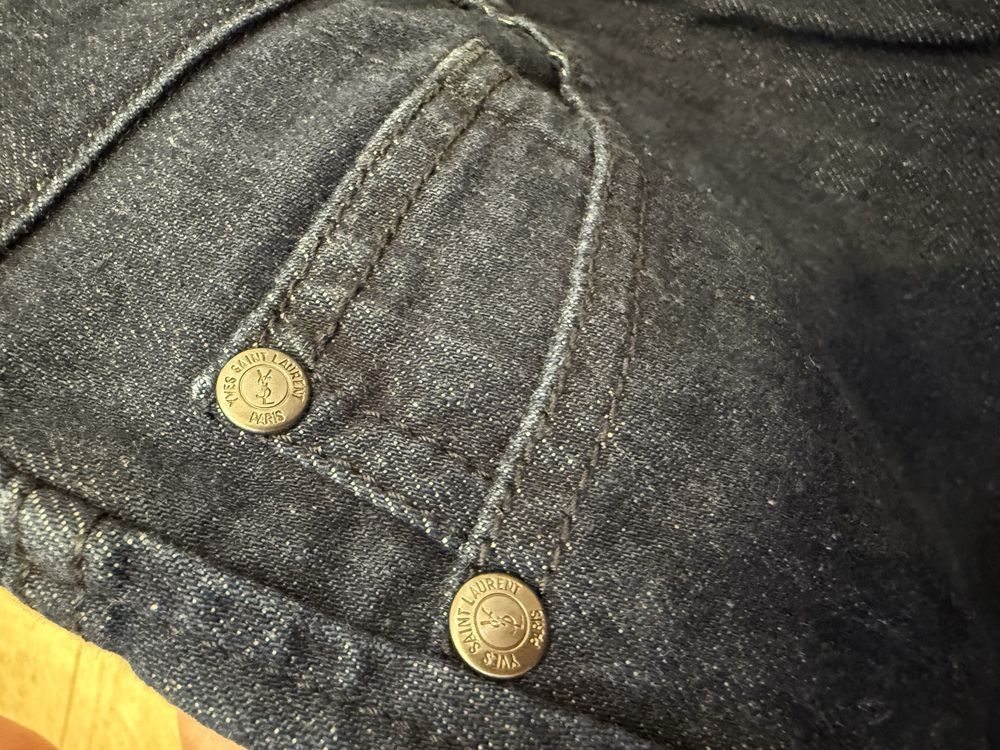 Yves Saint Laurent Saint Laurent Rive Gauche 2010 Denim Pants Size US 27 - 3 Thumbnail