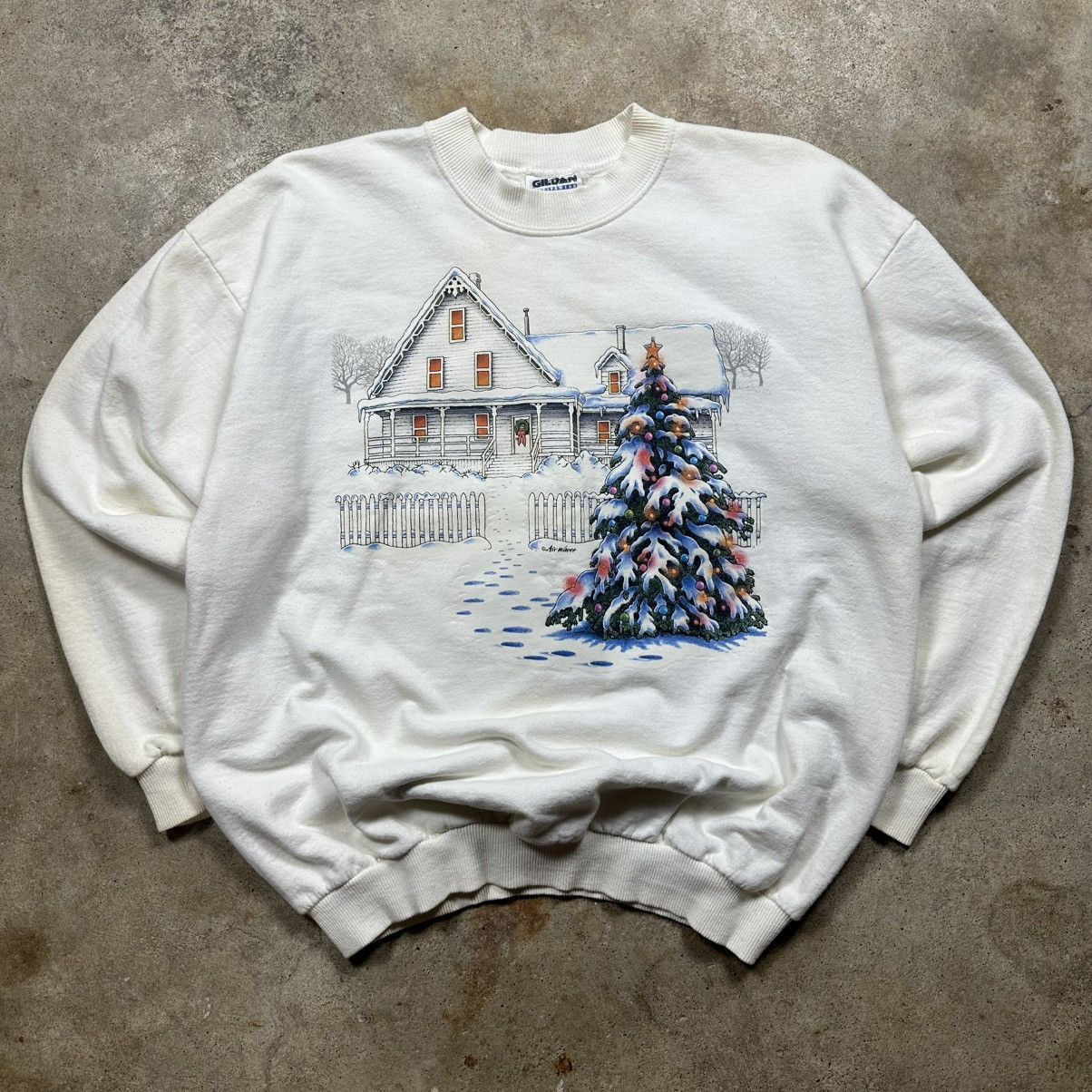 Gildan Vintage 90s Air Waves Christmas Grandma Crewneck Size M Size US M / EU 48-50 / 2 - 1 Thumbnail