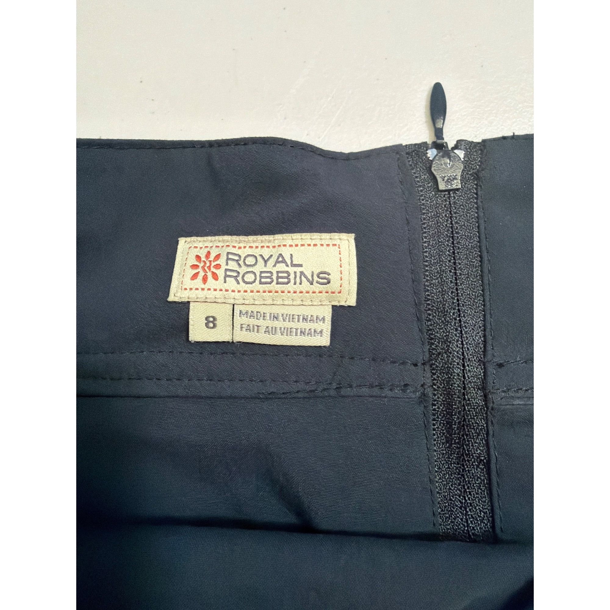 Royal Robbins Royal Robbins Women's 8 Black Nylon Skort, Stretch Zip Pocke Size 30" / US 8 / IT 44 - 4 Thumbnail