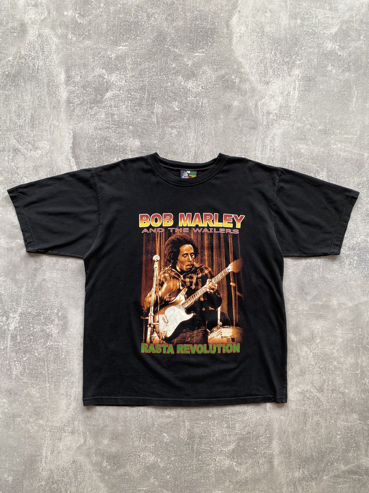 Bob Marley Vintage 90s Bob Marley Rasta Revolution T-shirt Size US XXL / EU 58 / 5 - 2 Thumbnail